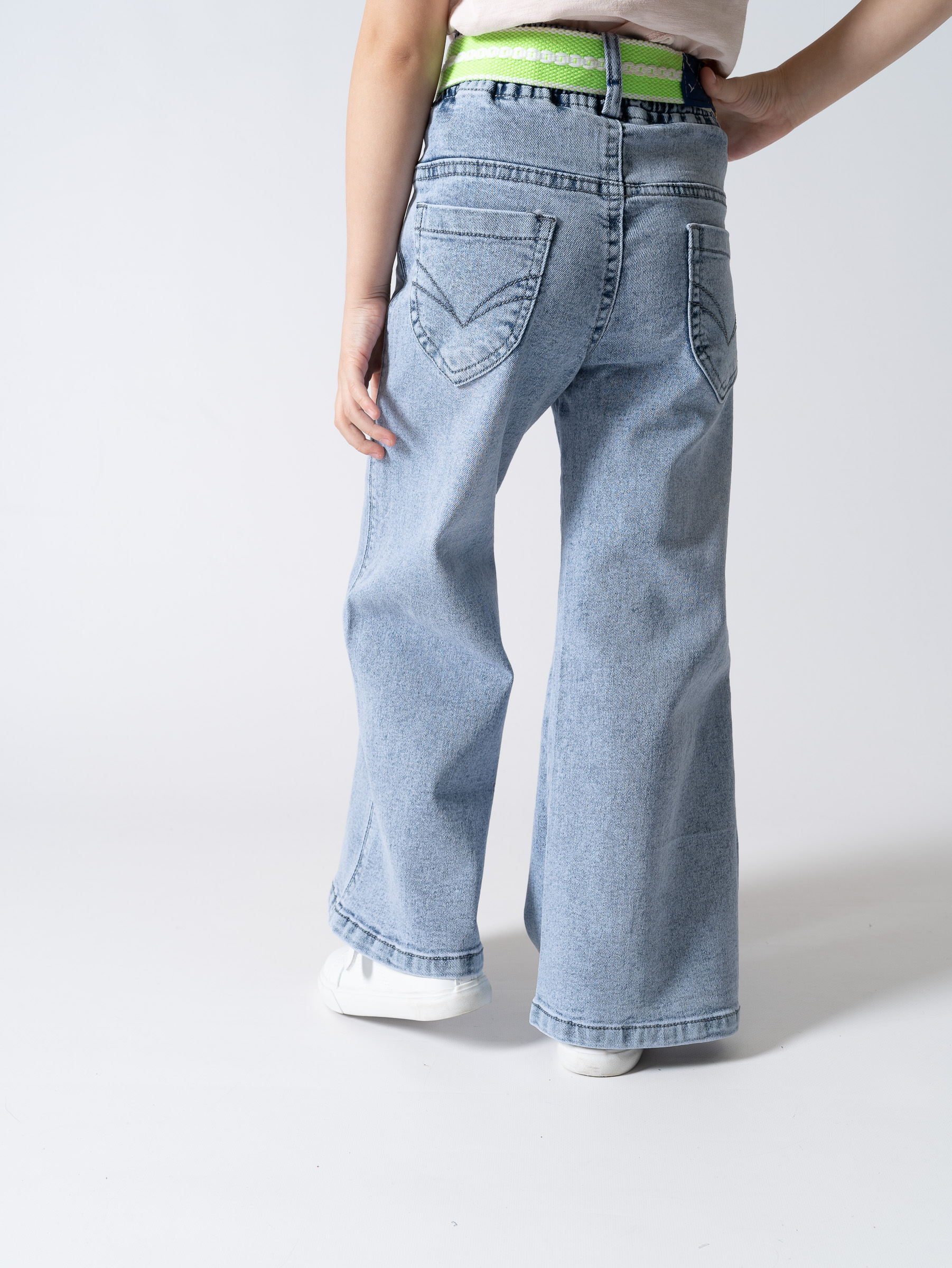 Джинсы TiGaDa джинсы/палаццо/девочки/голубой - фото 19