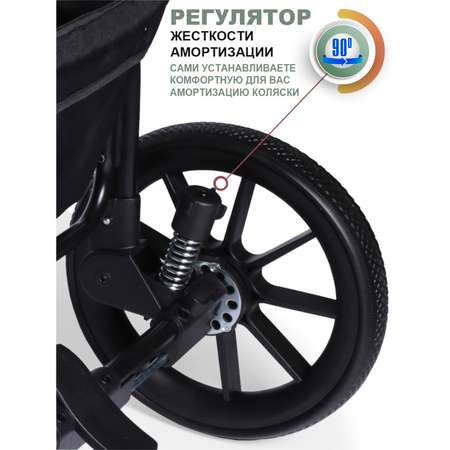 Коляска прогулочная BabyCare Venga Хвойный бархат хаки