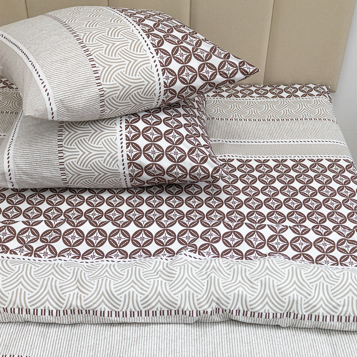 Комплект постельного белья BRAVO Кремат полутораспальный 4 предм. - фото 10