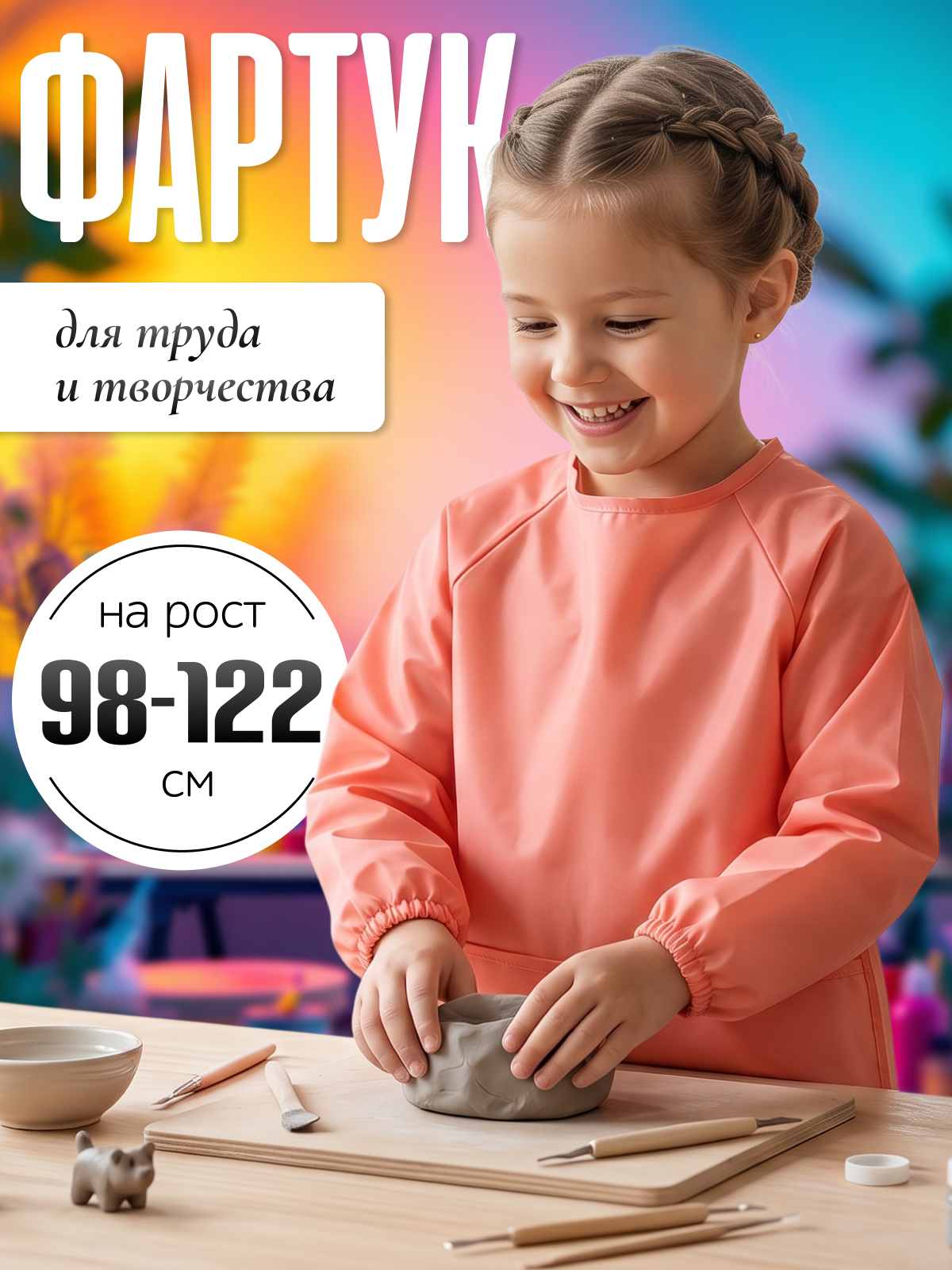 Фартук AXLER с рукавами - фото 1
