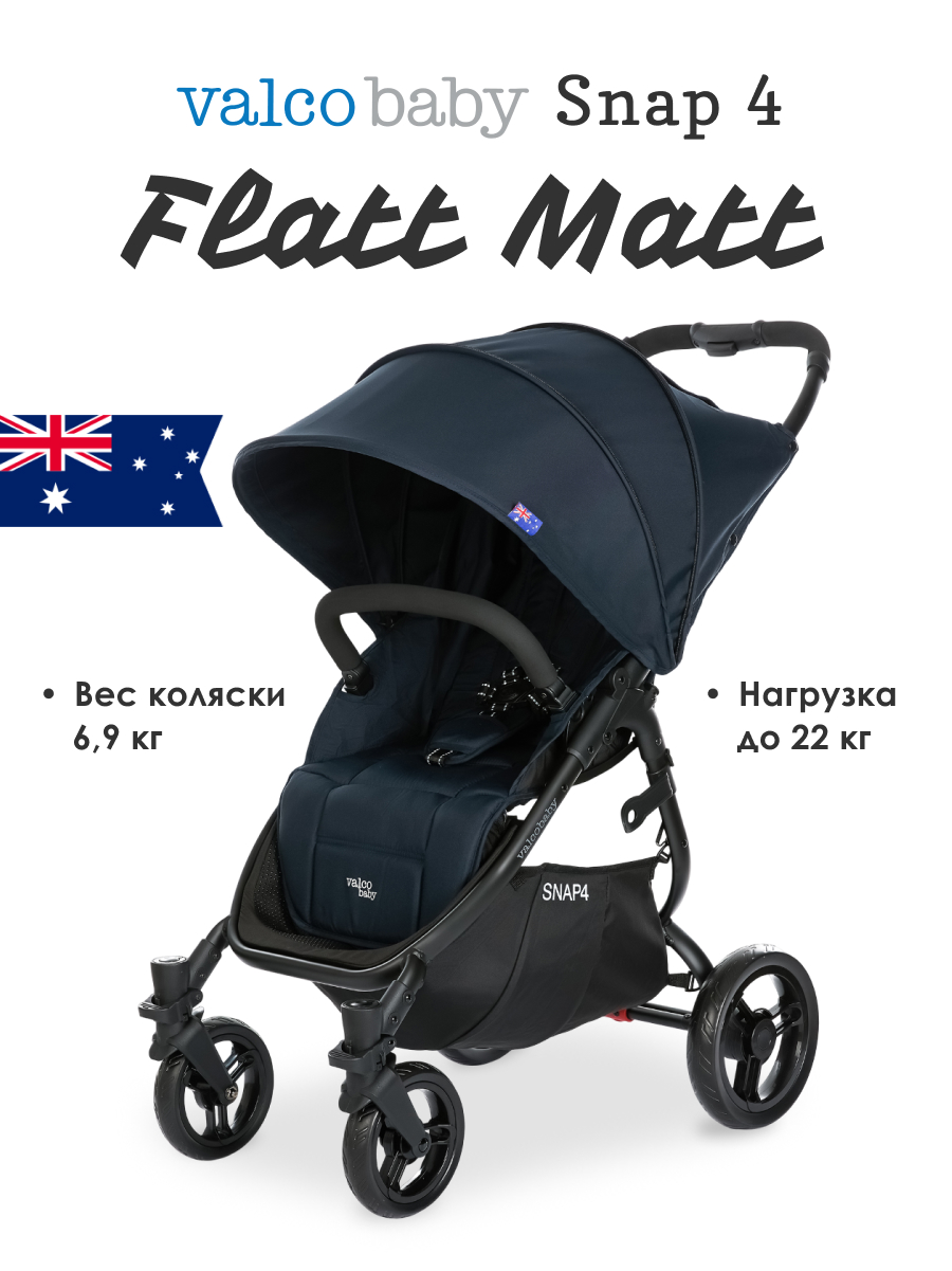 Коляска прогулочная Valco baby Snap 4 / Deep Blue синий - фото 1