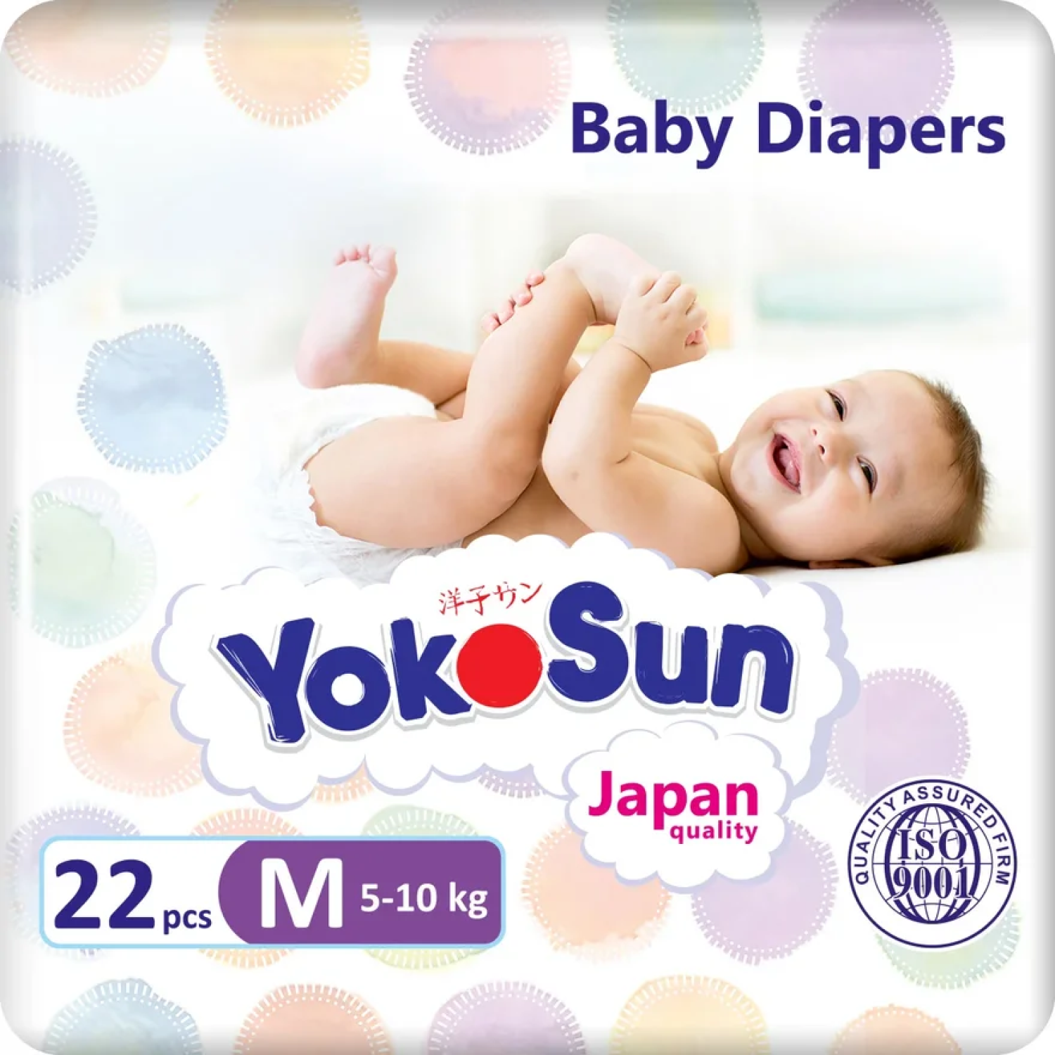 Подгузники YokoSun M (5-10 кг) 22 шт. - фото 1