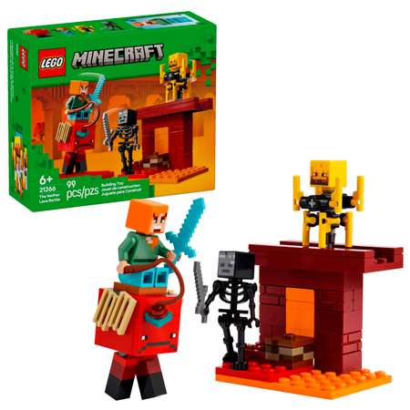 Конструктор LEGO Minecraft Битва в лаве Невер 99 дет.