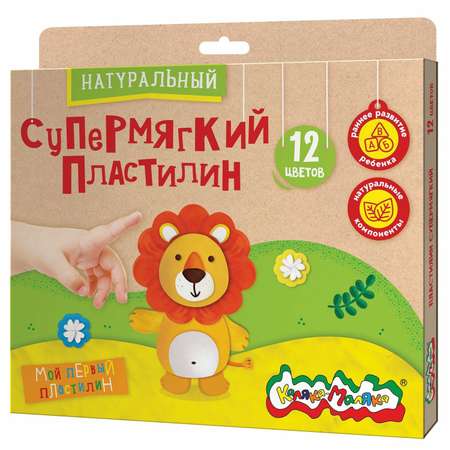Пластилин Каляка-Маляка 12 цв.