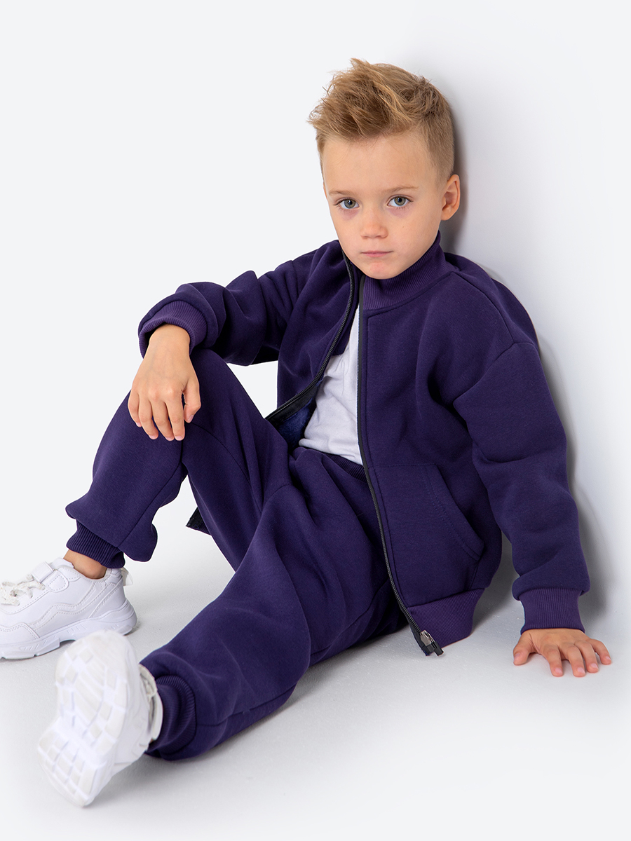 Толстовка и брюки HappyFox HF00156т.синий - фото 7