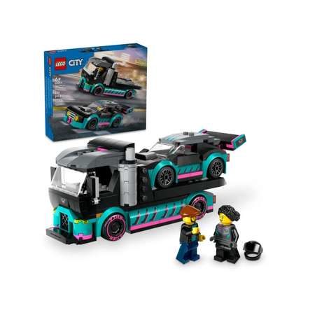 Конструктор LEGO City Race Car and Car Carrier Truck блочный