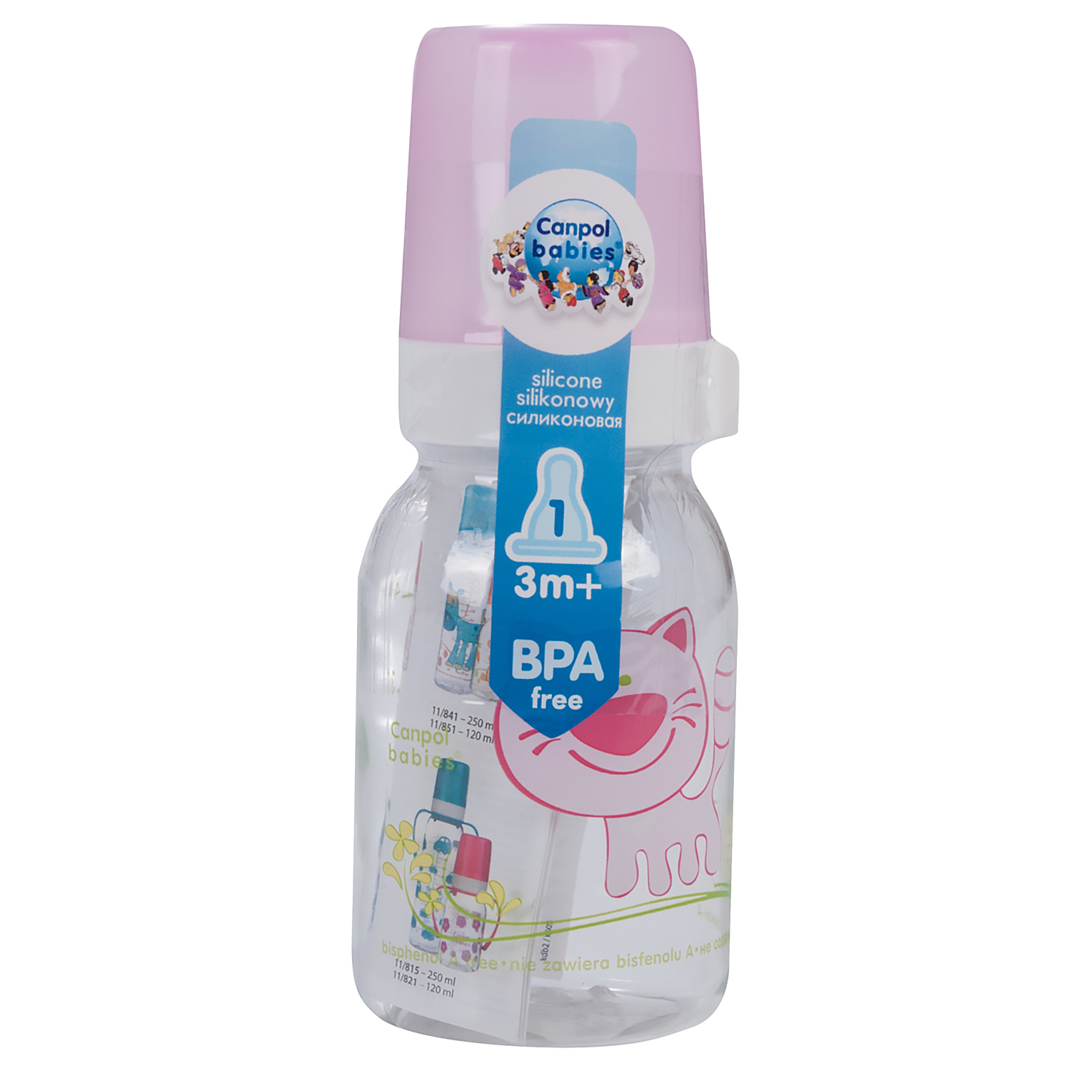 Бутылочка Canpol Babies 120 мл в ассортименте - фото 3