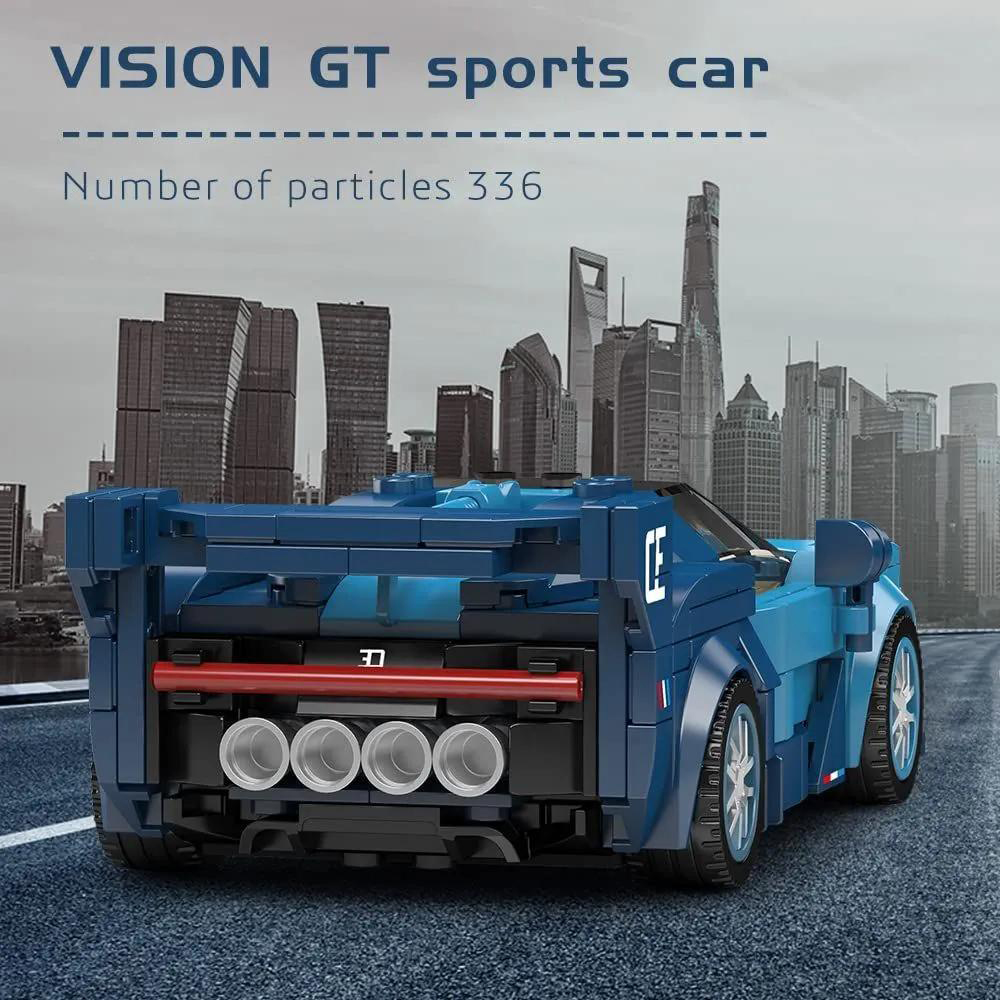 Конструктор Mould King Bugatti Vision GT блочный - фото 6