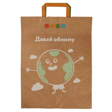Пакет бумажный Детский мир Земля