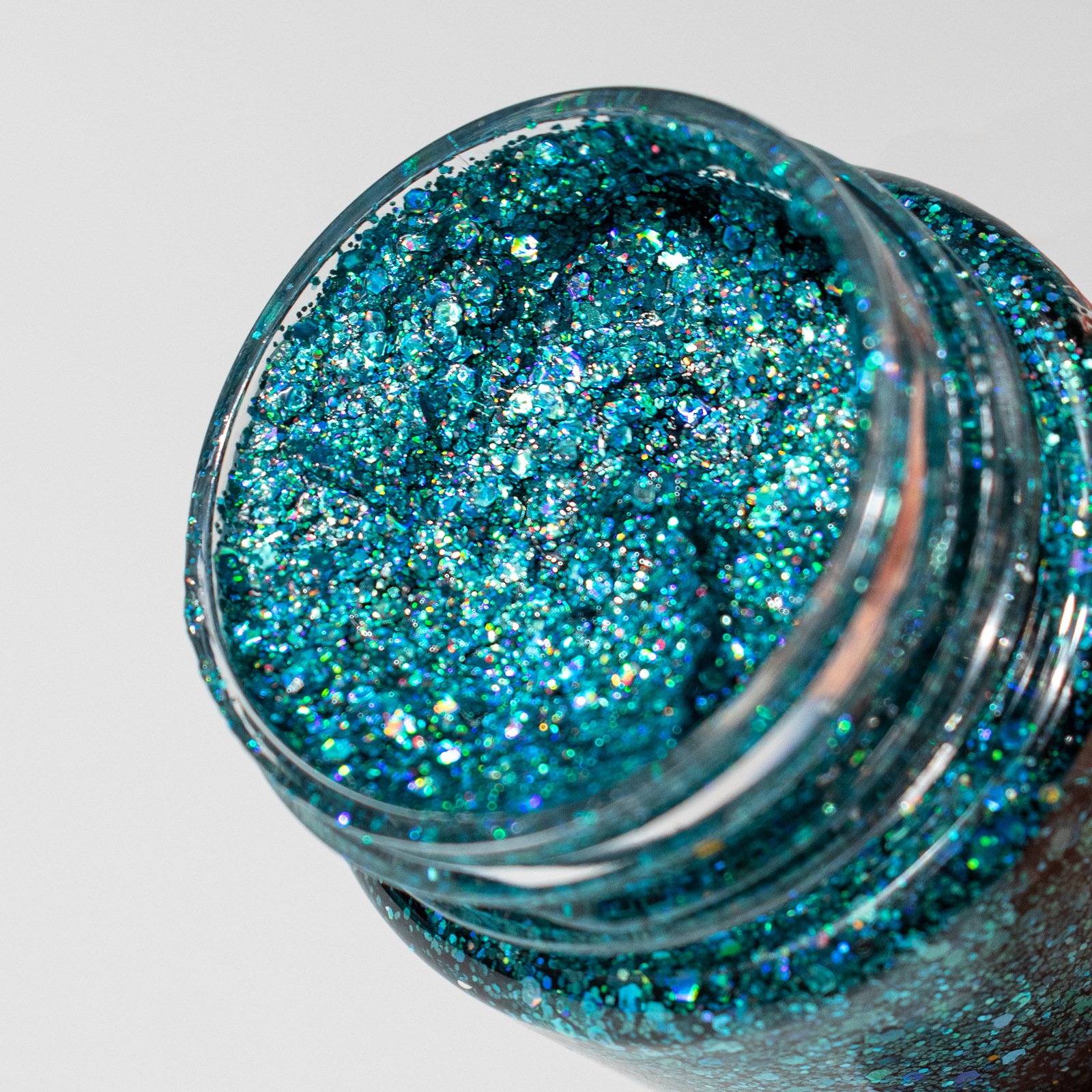 Глиттер шиммер для тела ХОББИЛАБ Ледяная лагуна 30 г - фото 7