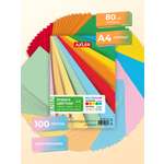 Цветная бумага AXLER 100 лист.