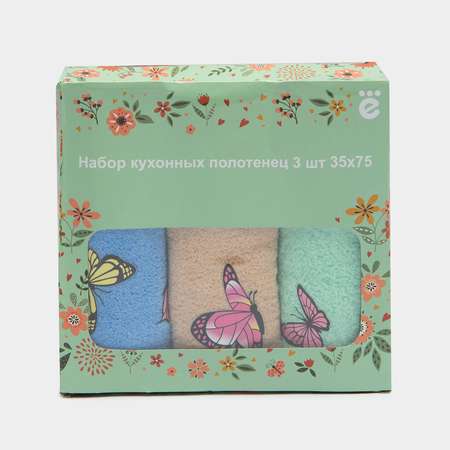 Полотенце кухонное ё микрофибра 3шт EW1602060