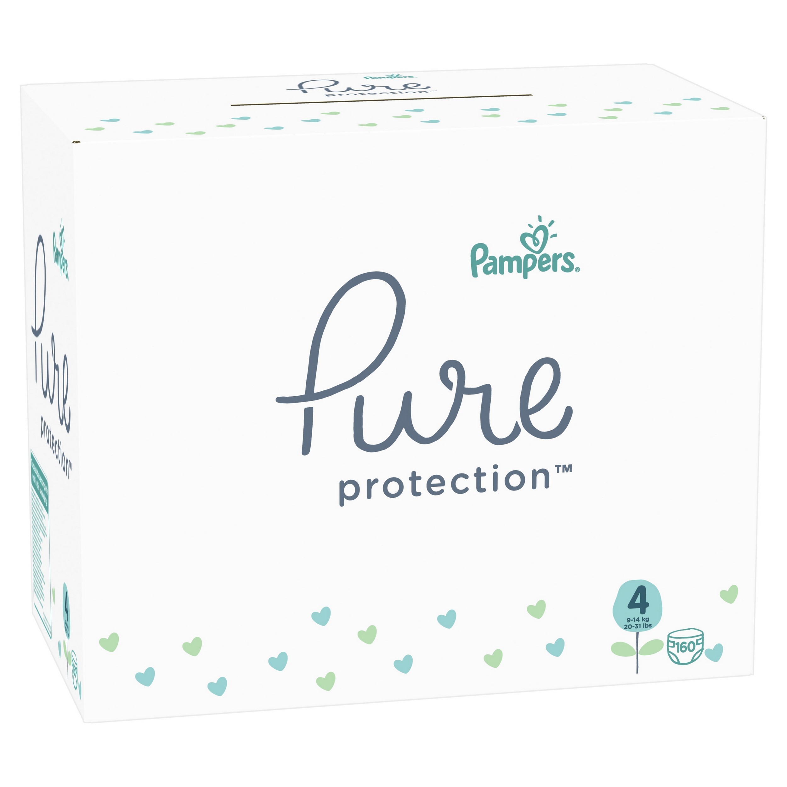 Подгузники Pampers Pure Protection 4 (9-14 кг) 60 шт. - фото 2
