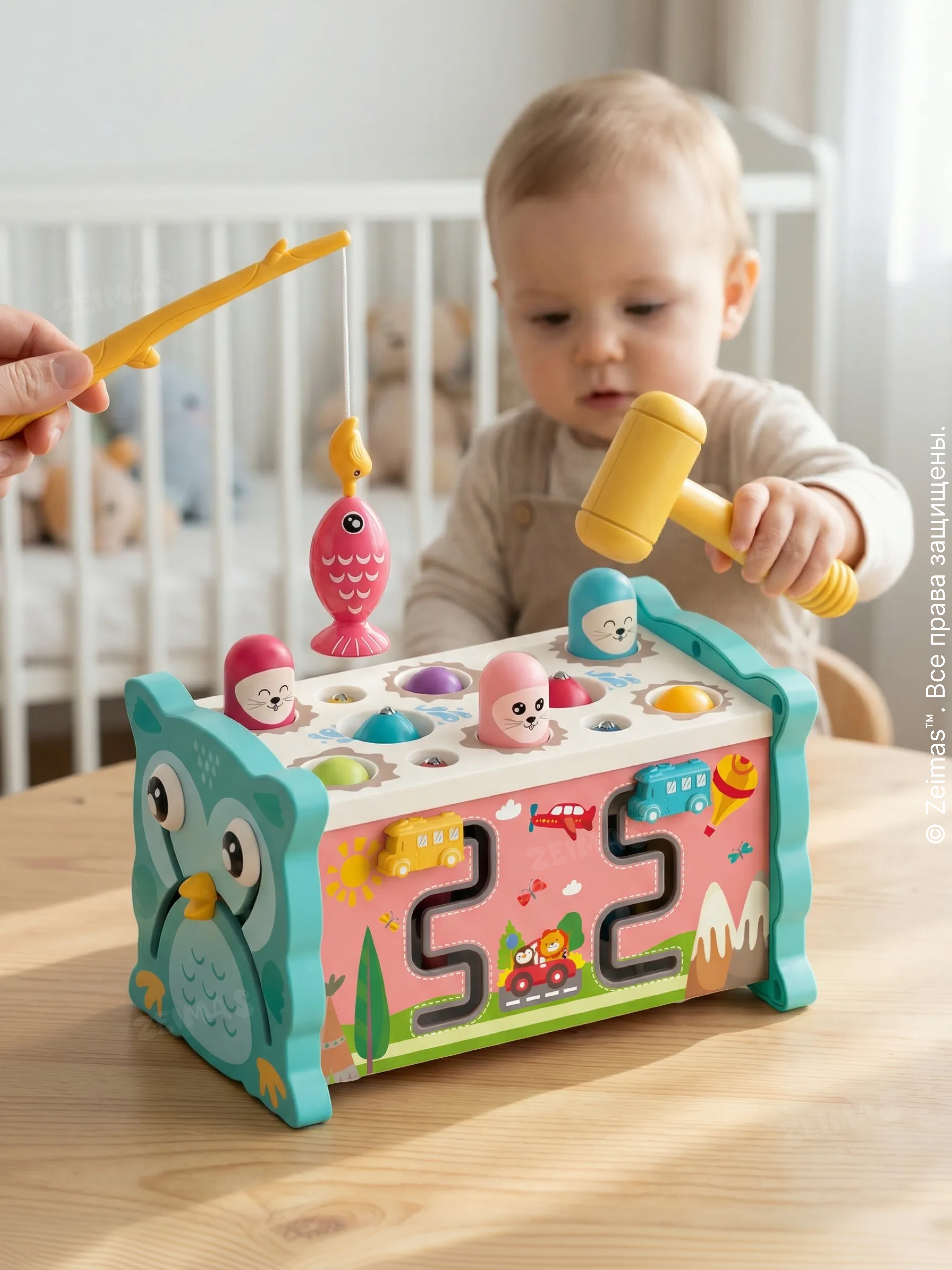 Игрушка Zeimas сортер Сортер развивающий 7в1 - фото 2