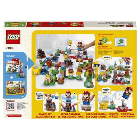 Конструктор LEGO Super Mario Твои уровни Твои приключения блочный