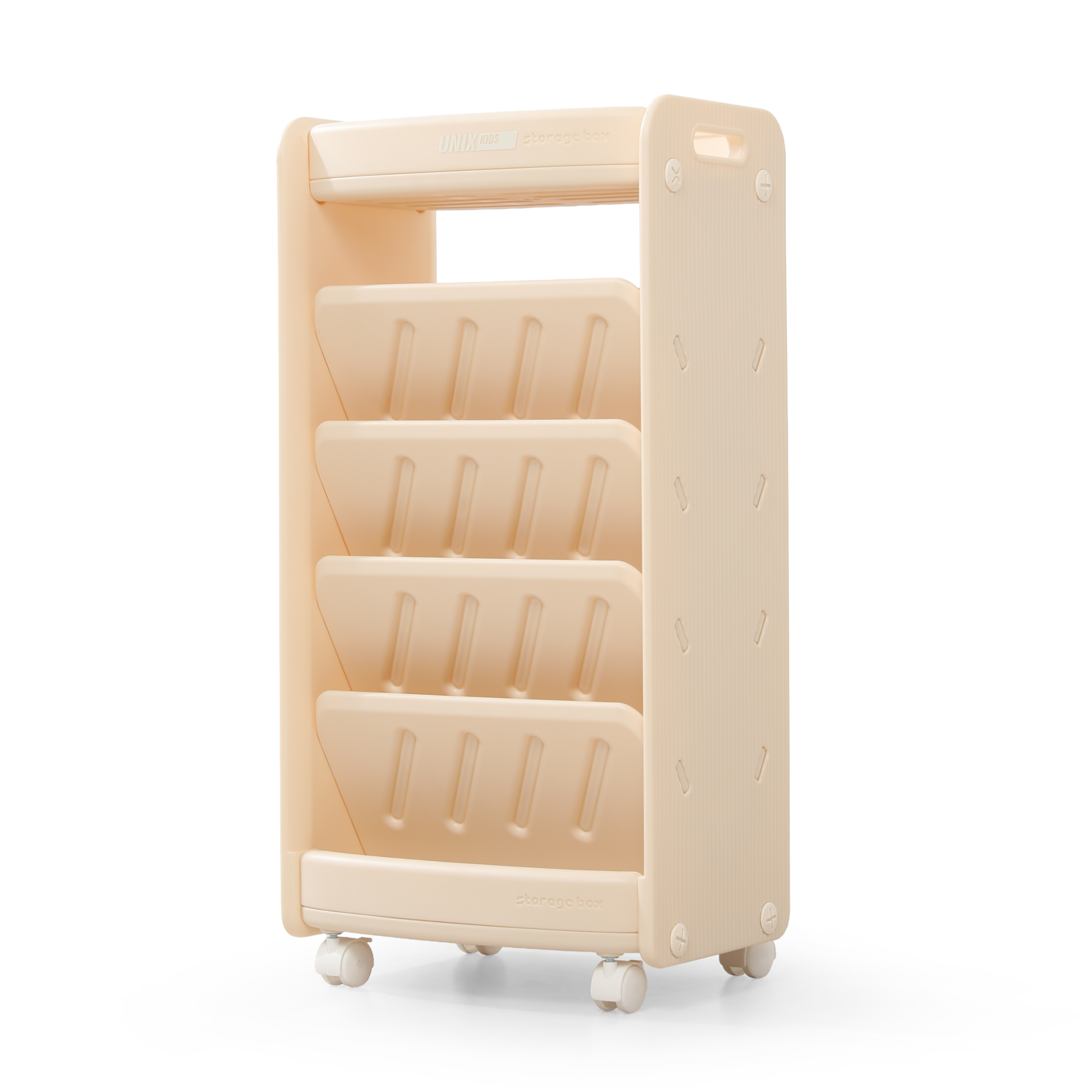Стеллаж для книг UNIX Kids Storagebox 5 levels Camel - фото 9