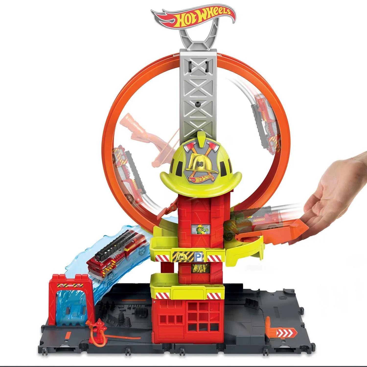 Трек Hot Wheels Пожарная Станция HKX41 - фото 3