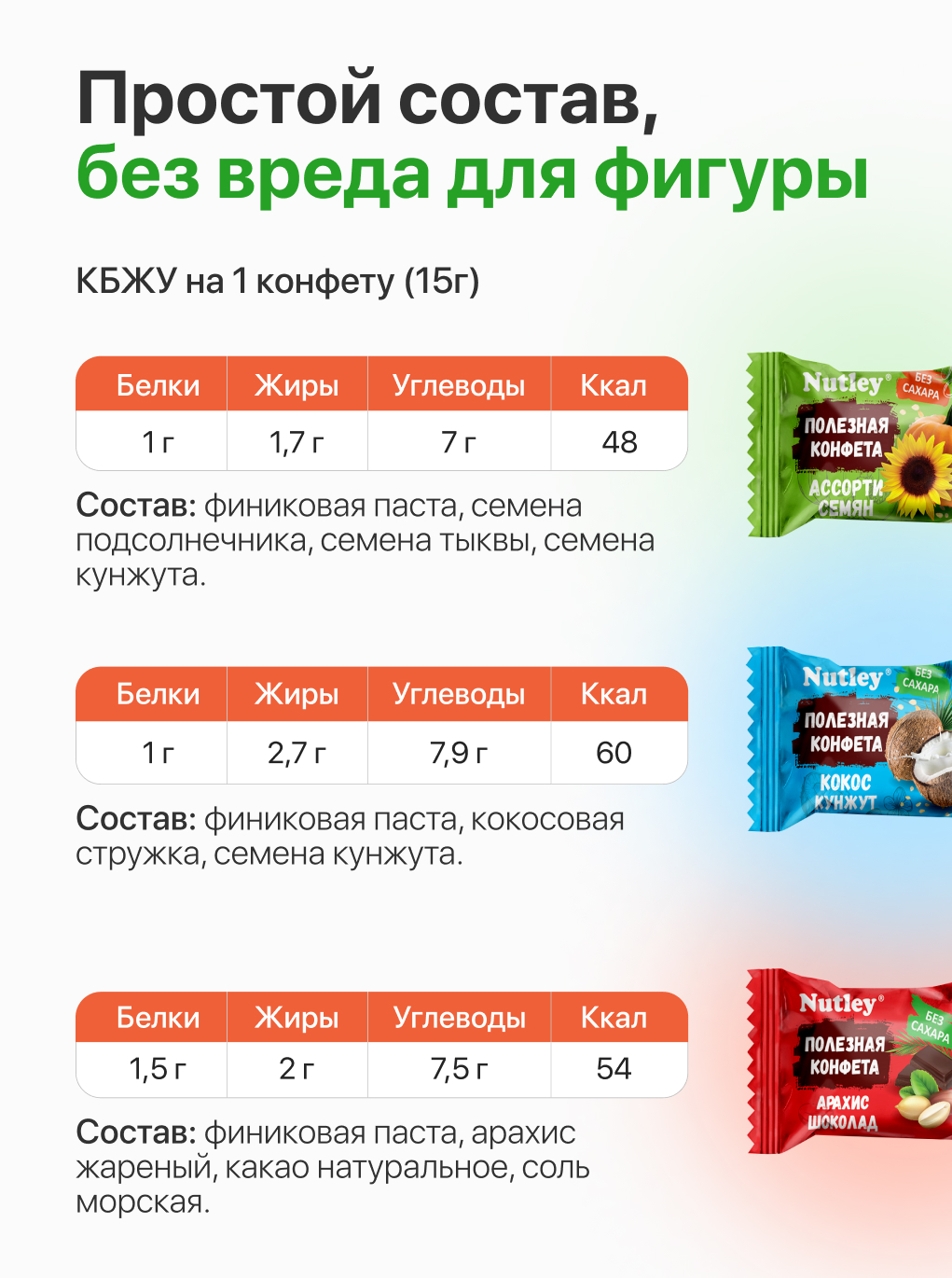 Экоконфеты Nutley Premium Nutley Супер Ассорти - фото 4