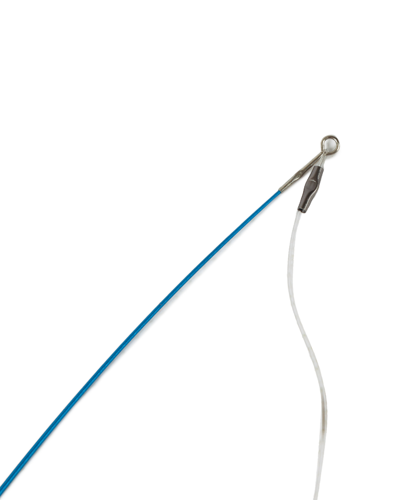 Игрушка для кошек Barbaks Дразнилка-червячок на пластиковой удочке 43см - фото 4