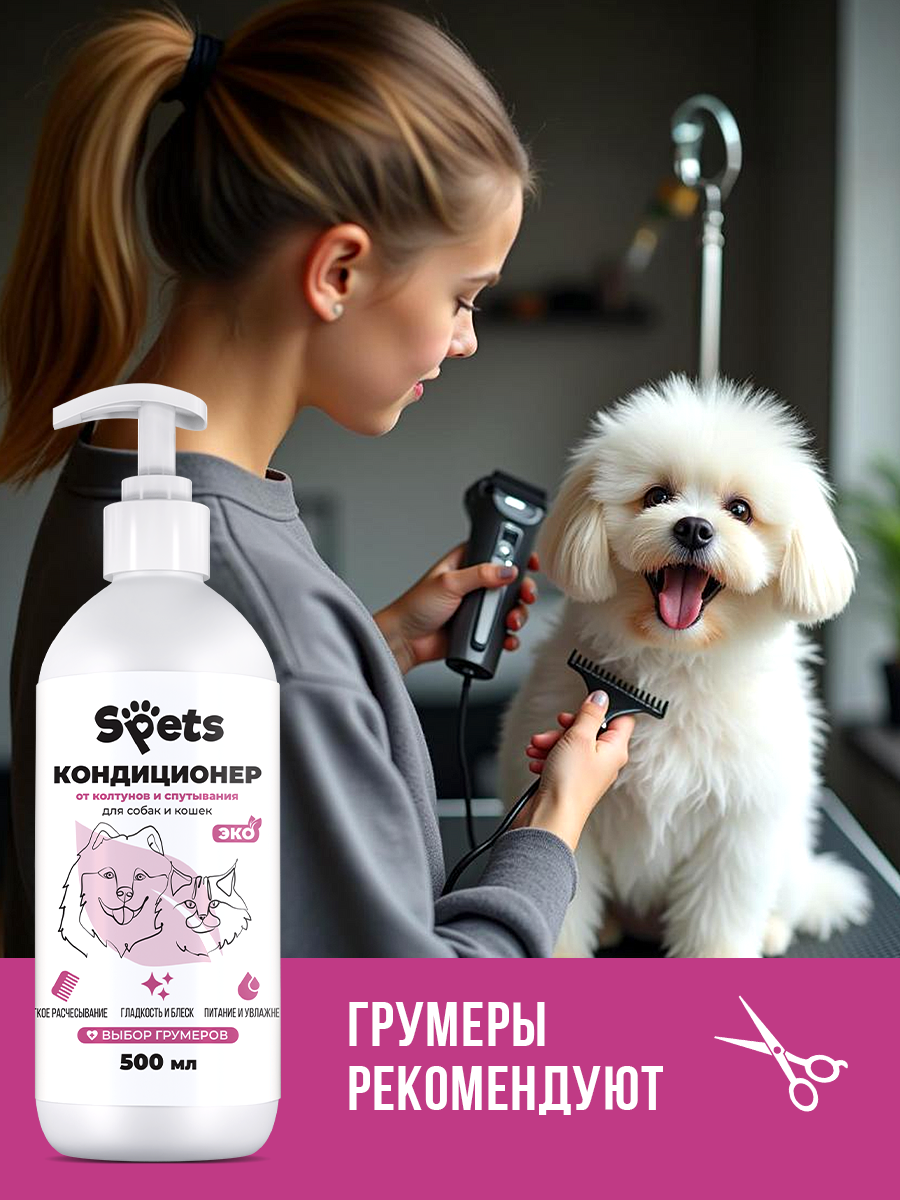 Кондиционер для шерсти Spets 500 мл - фото 8
