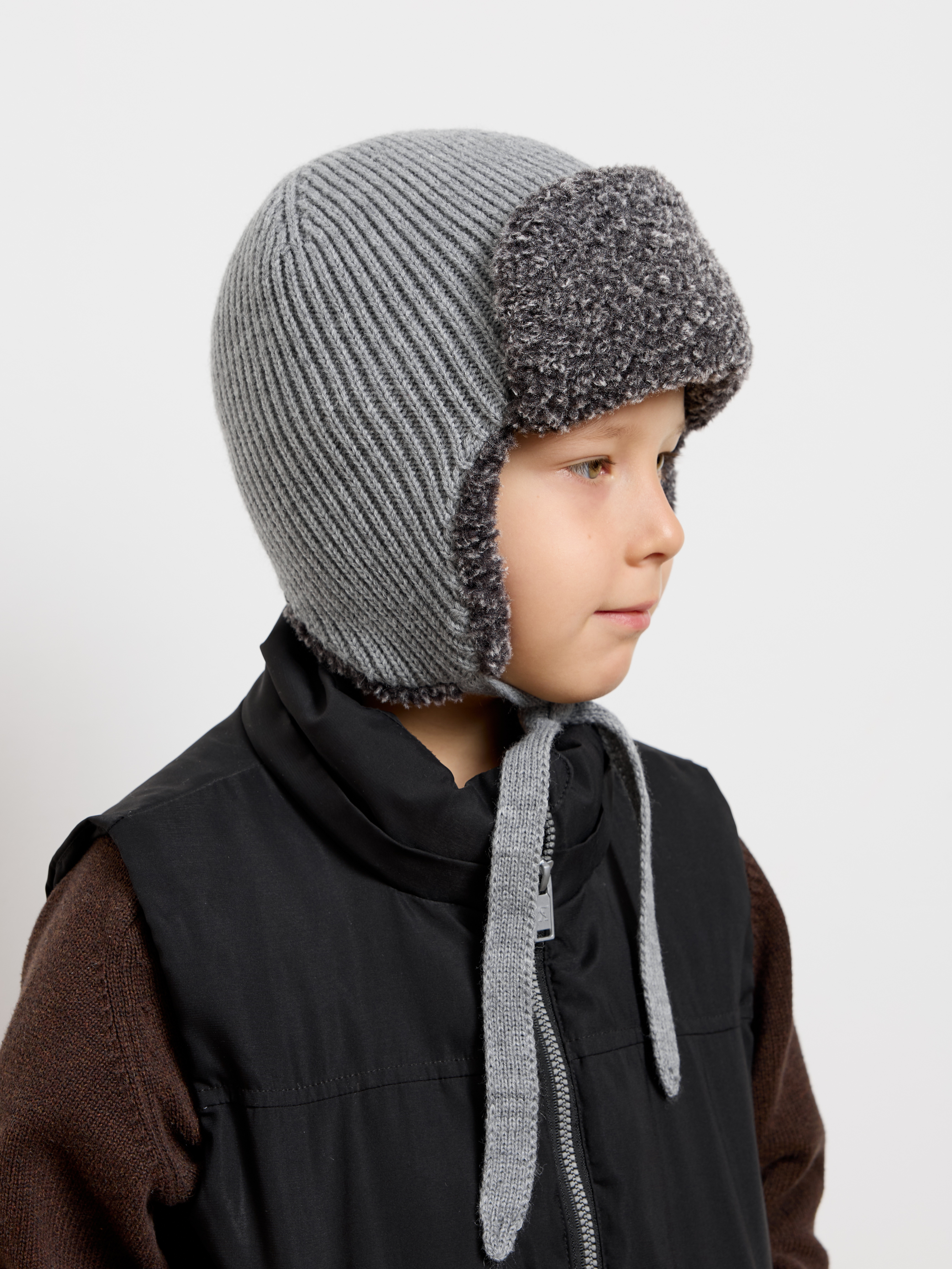 Шапка-ушанка Starkoff Kids Д301103 - фото 1