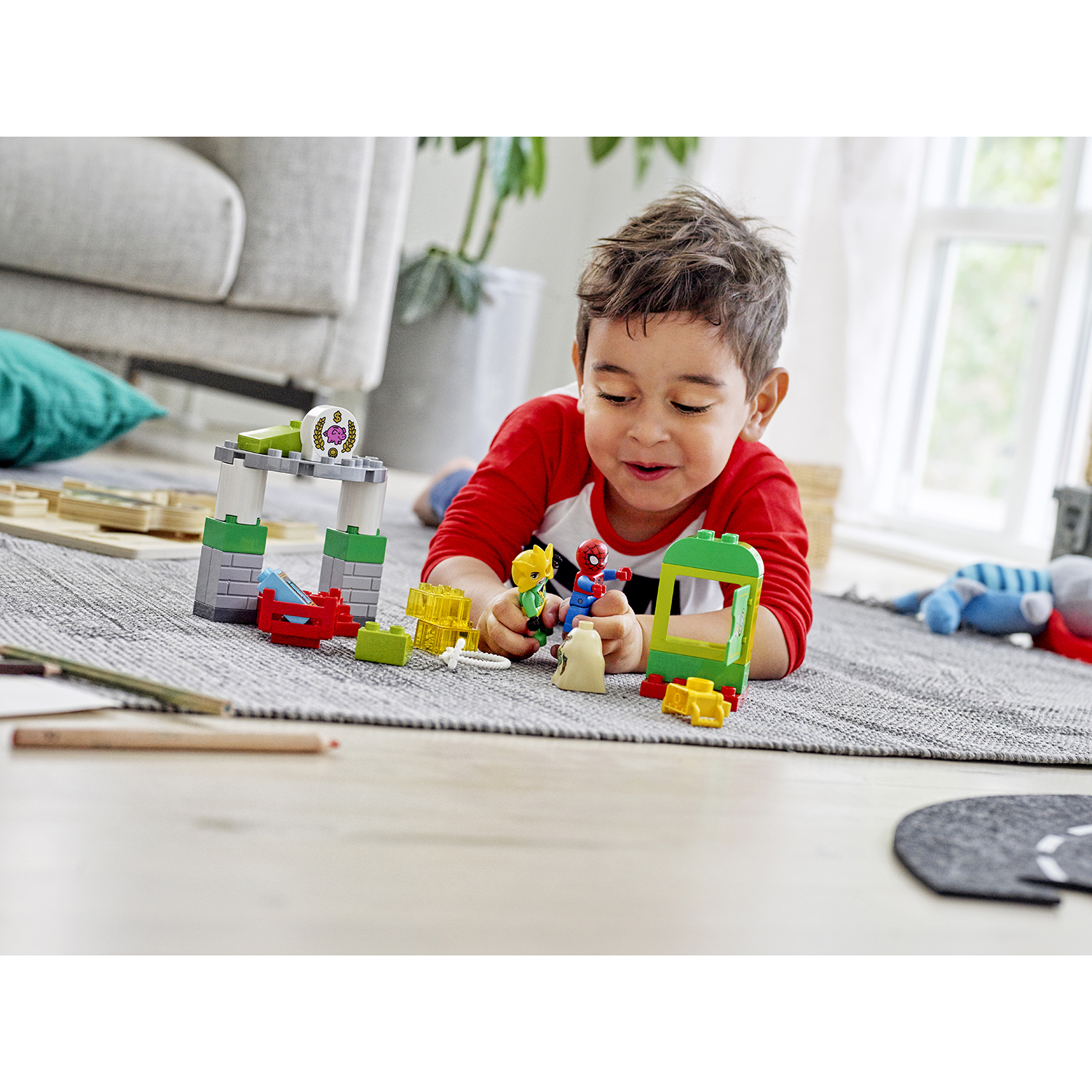 Конструктор LEGO DUPLO Человек-паук против Электро блочный - фото 5