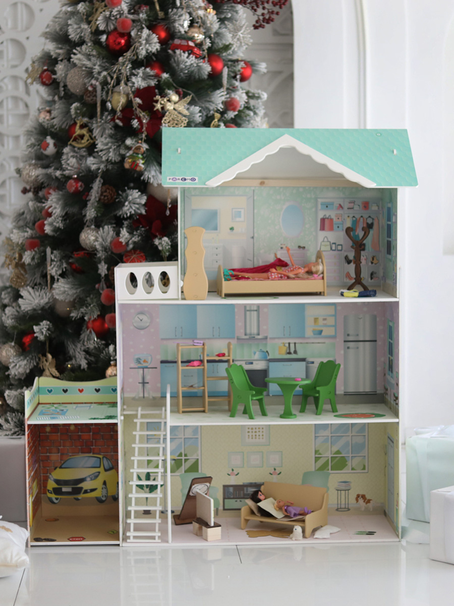 Домик для кукол PAREMO 118 см с мебелью PD318-13 - фото 2