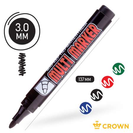 Маркеры CROWN 4 цв.