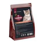 Корм для котят Landor 0.4кг c индейкой и лососем сухой