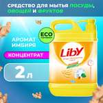 Средство для мытья посуды Liby