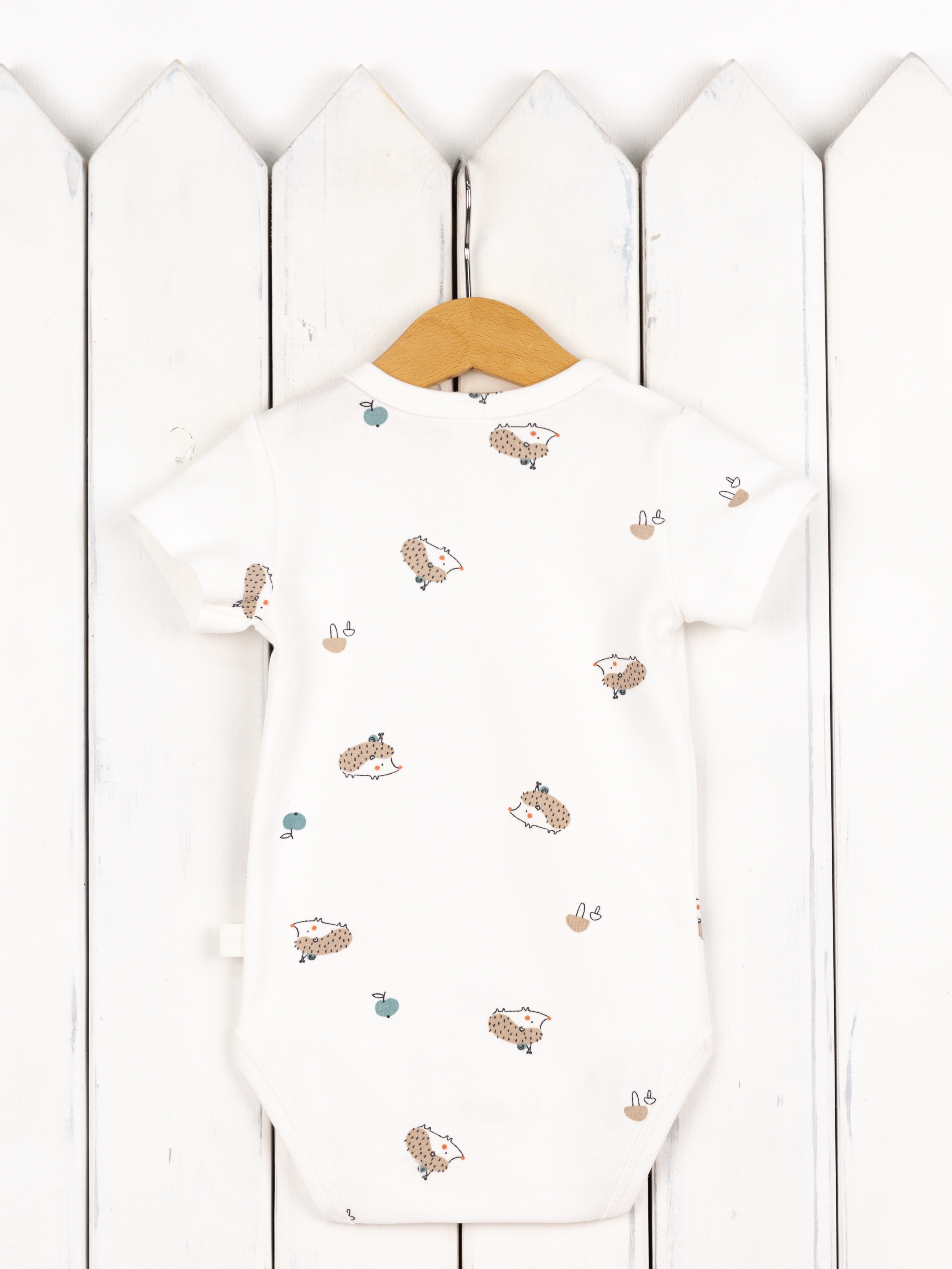 Боди Baby boom Б87/10010-И(Н) Боди короткий рукав/ёжики - фото 5