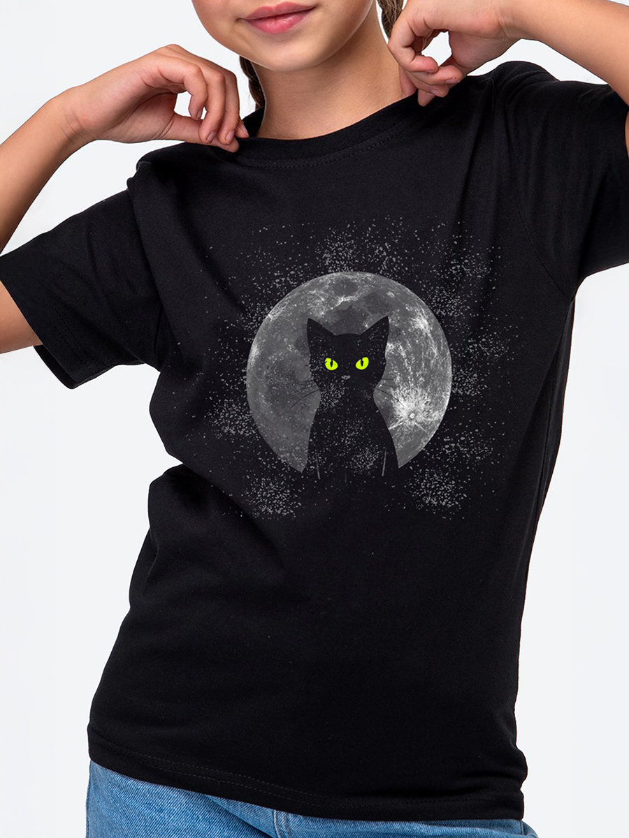 Футболка HappyFox HF55011Mночной.кот.черный - фото 2
