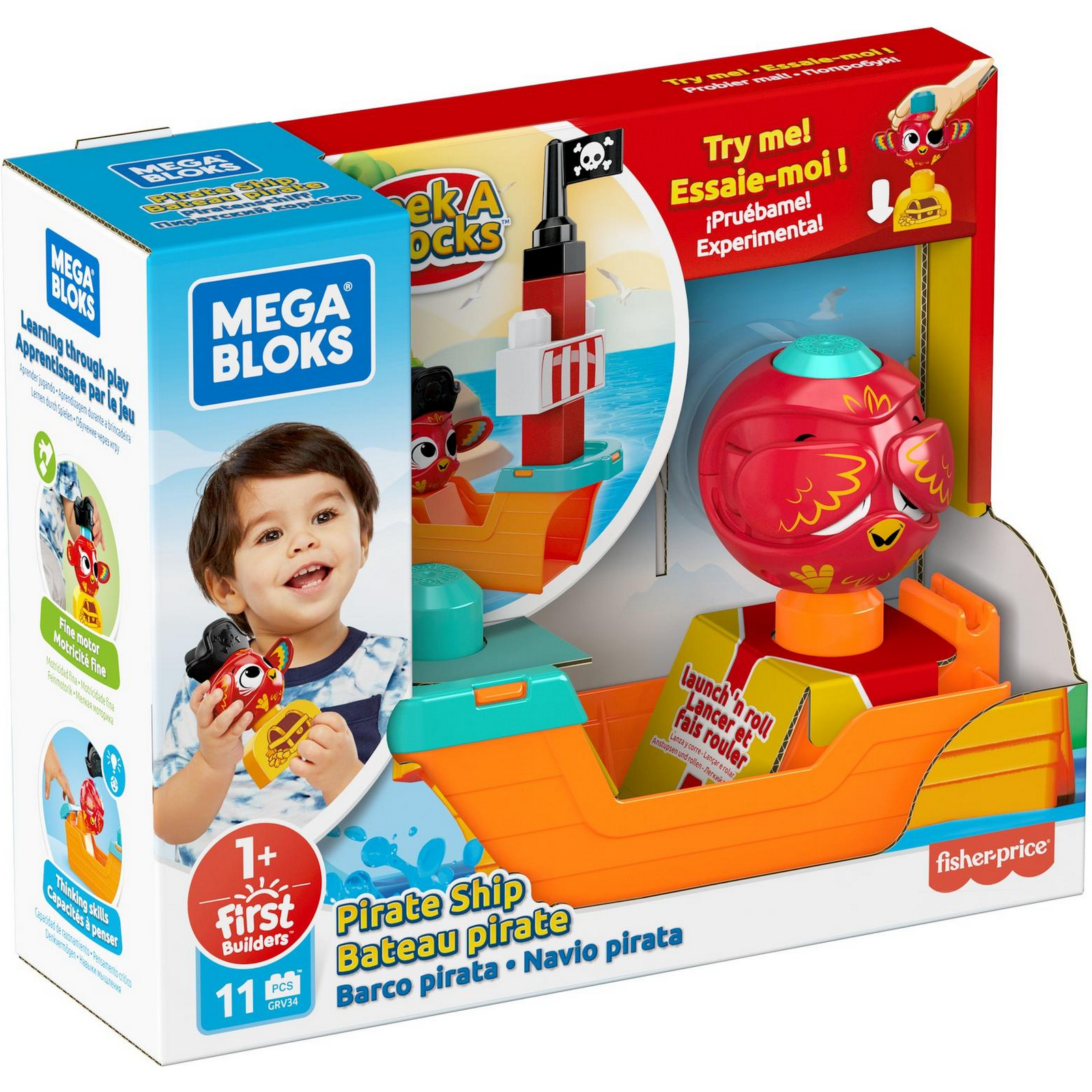 Конструктор Mega Bloks Прятки с пиратами 11 дет. - фото 3