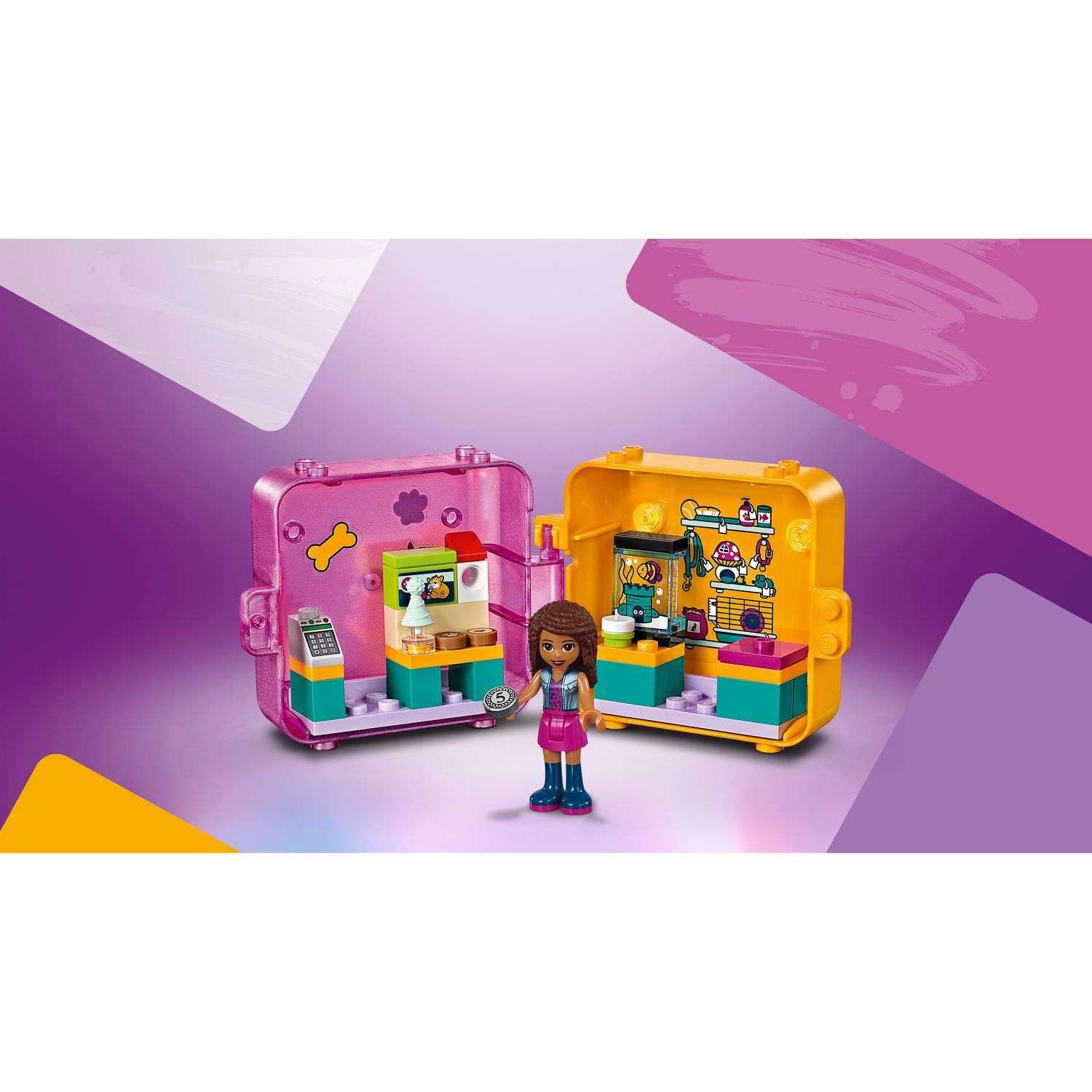Конструктор LEGO Friends Шкатулка Покупки Андреа блочный - фото 9
