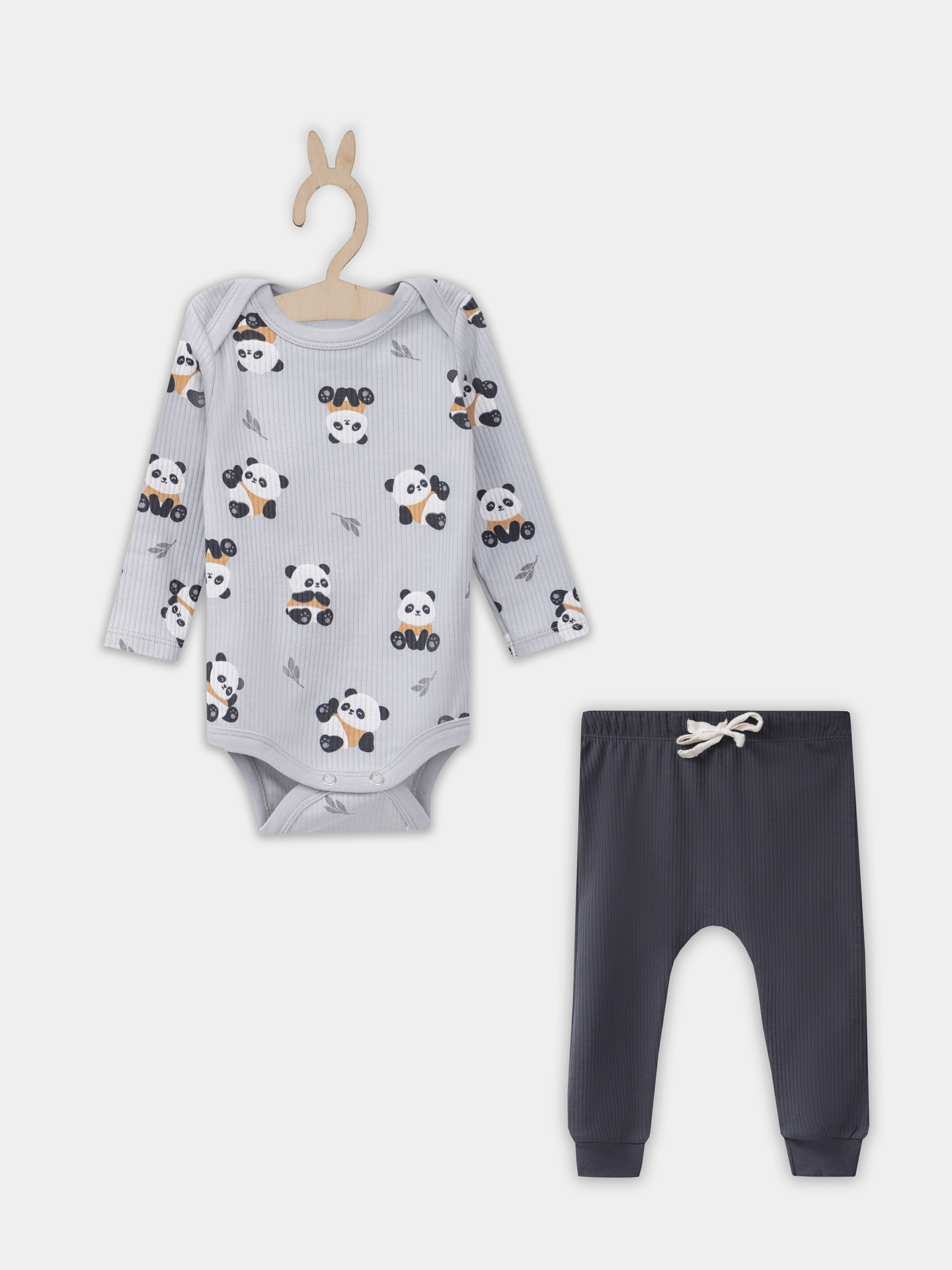 Комплект Mark Formelle (Марк Формэль) 89408/пандочки на сером +железо - фото 2