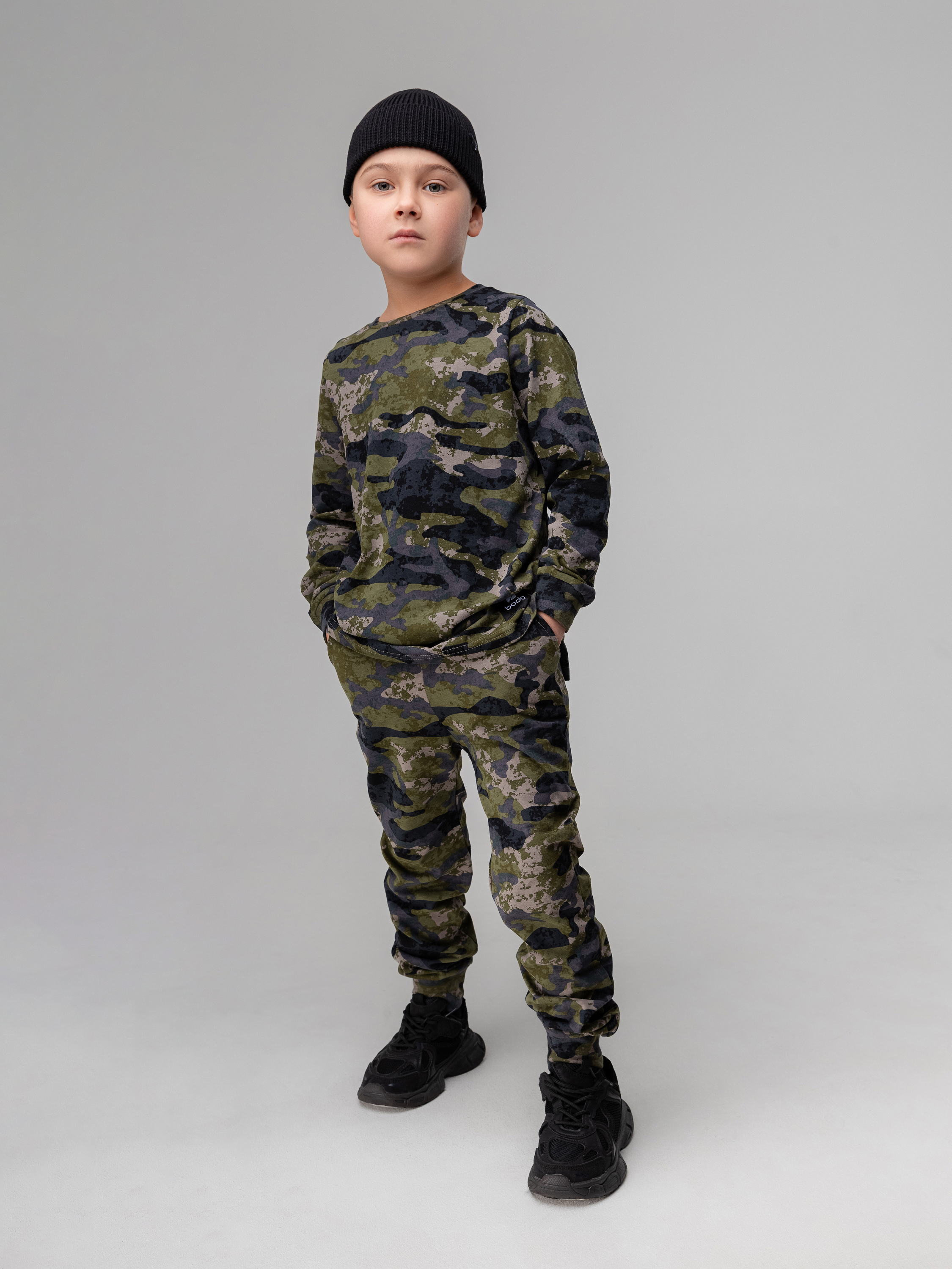 Изображение товара Детский летний спортивный костюм Bodo 122 из кулирной гладь для малышей