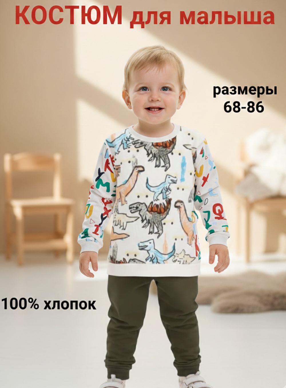 Свитшот и брюки Deiko Baby D1085 - фото 3