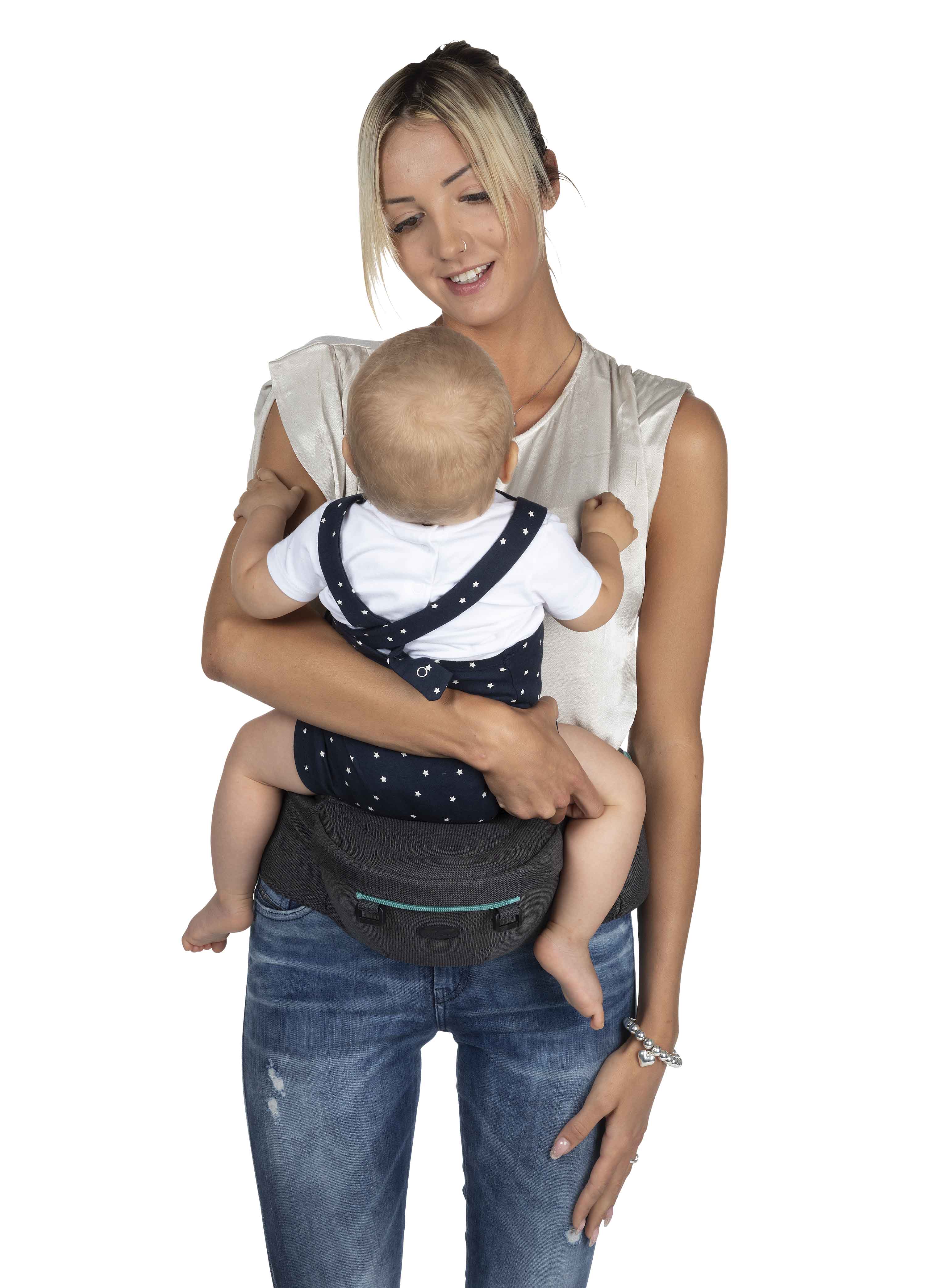 Переноска-трансформер Chicco Hip Seat Carrier Pirate Black - фото 4