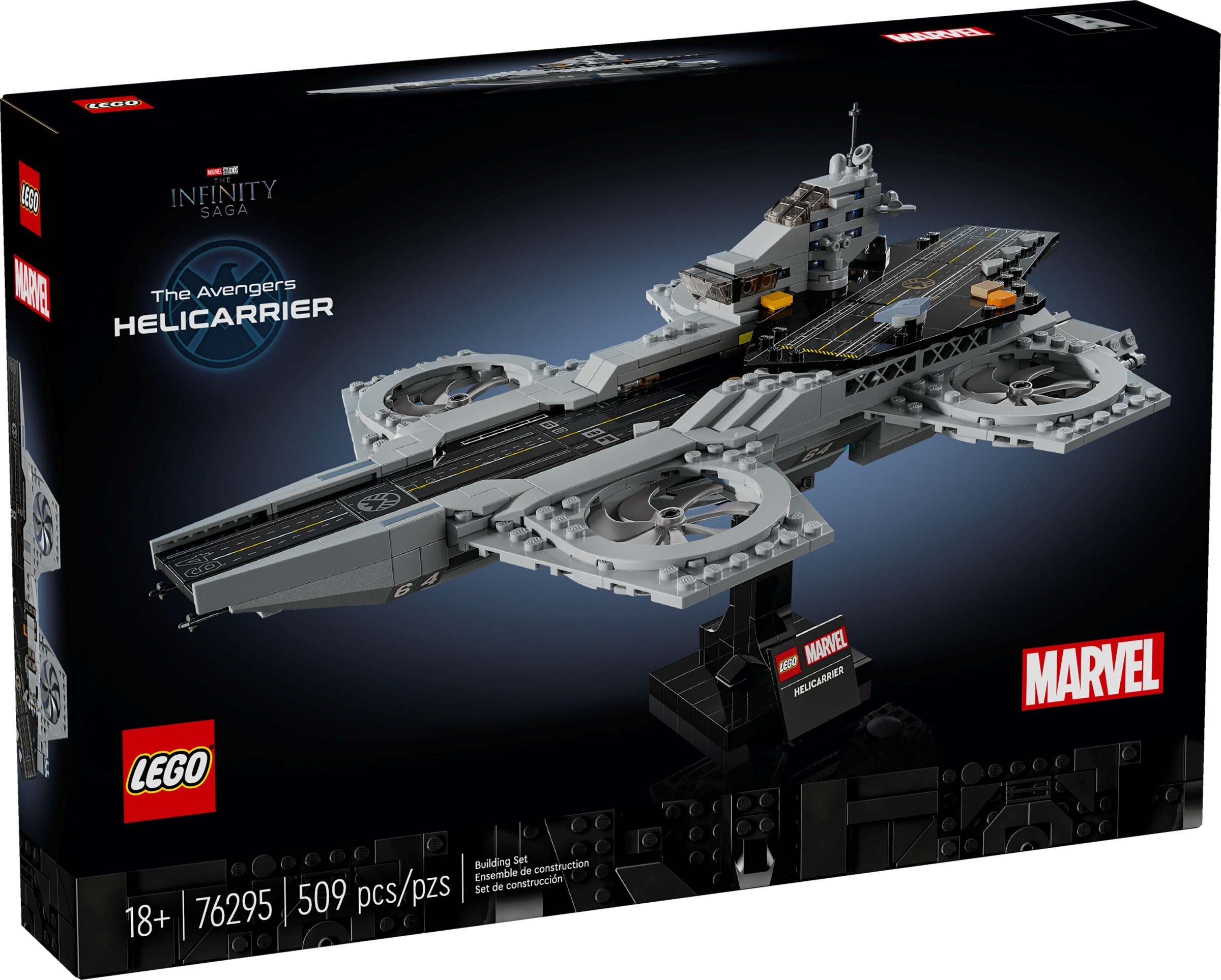 Конструктор LEGO Marvel Super Heroes Геликарриер Мстителей 509 дет. - фото 1