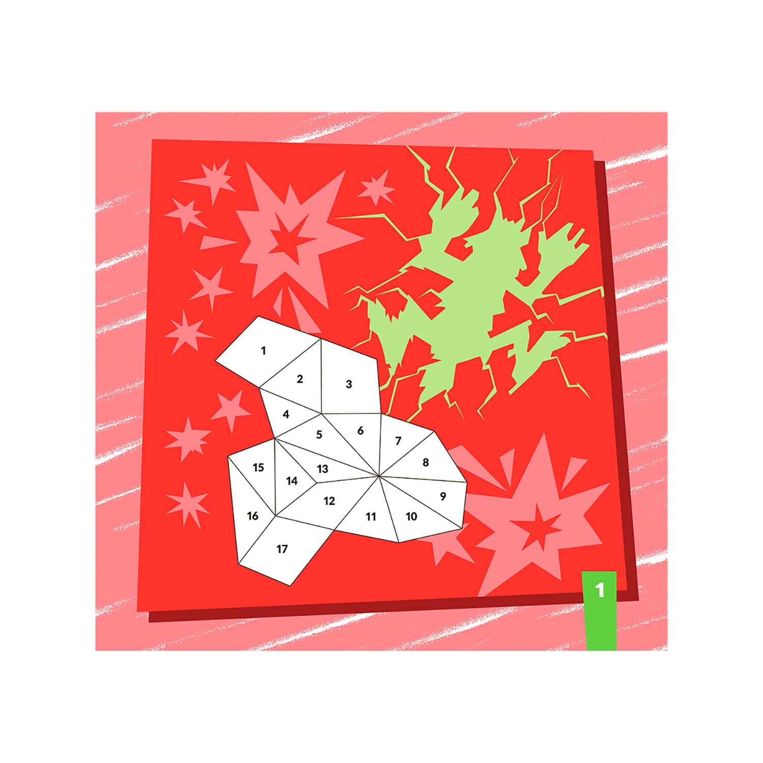 Книга ND PLAY Картины из наклеек Союзмультфильм Ну погоди Попугай Кеша - фото 3