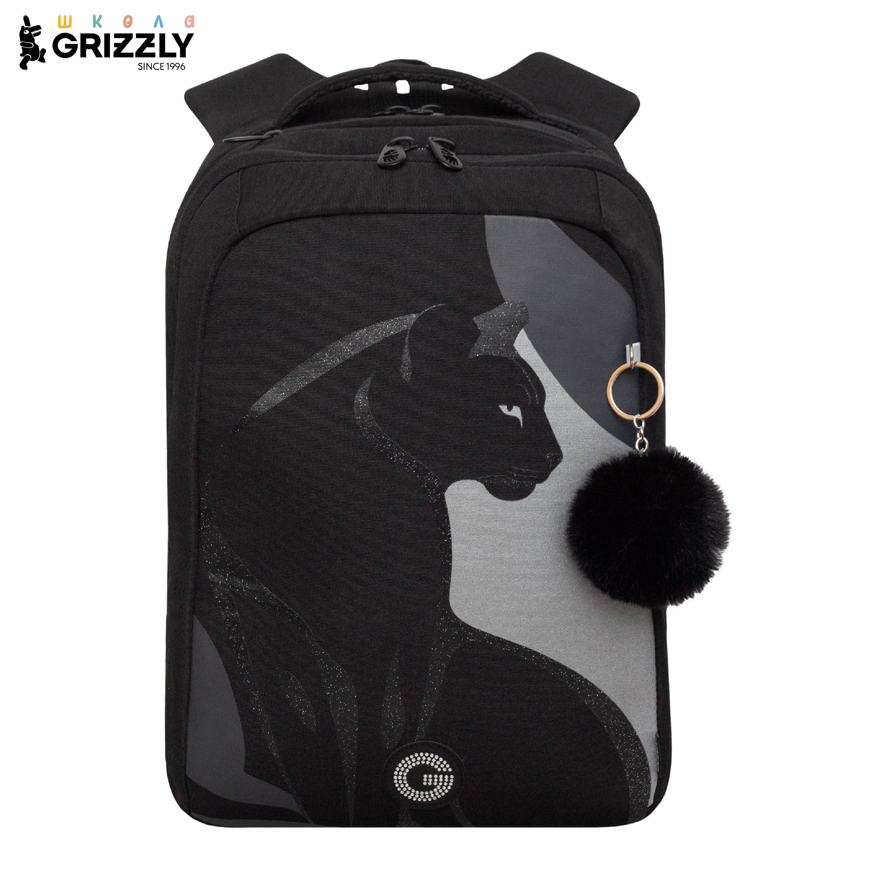 Изображение товара Рюкзак Grizzly для девочки с анатомической спинкой и жестким дном Изображение товара Рюкзак Grizzly для девочки с анатомической спинкой и жестким дном
