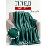 Плед LOVEBERRY Изумруд велсофт 200 x 220 см