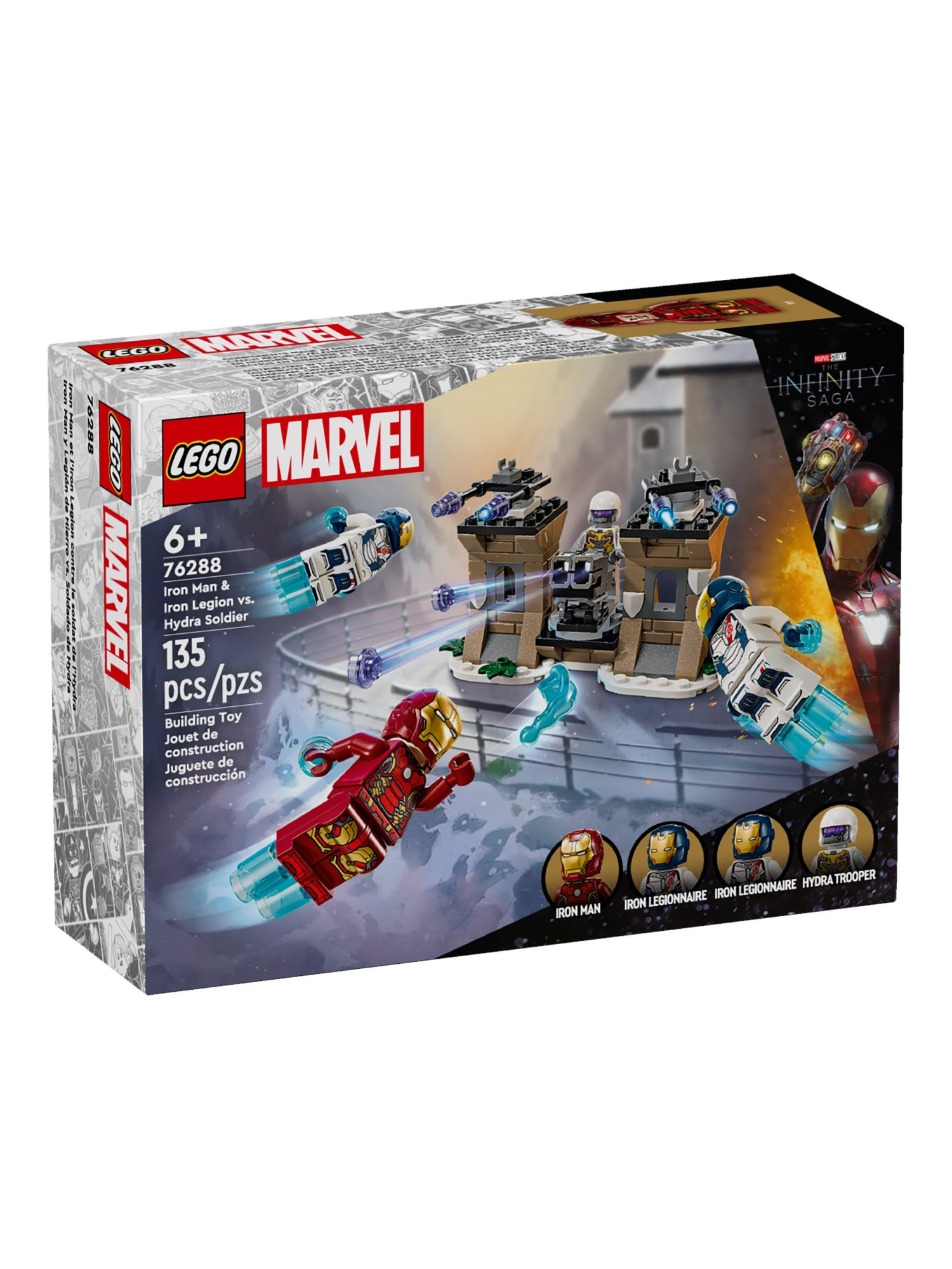 Конструктор LEGO Marvel Super Heroes Железный человек 135 дет. - фото 1