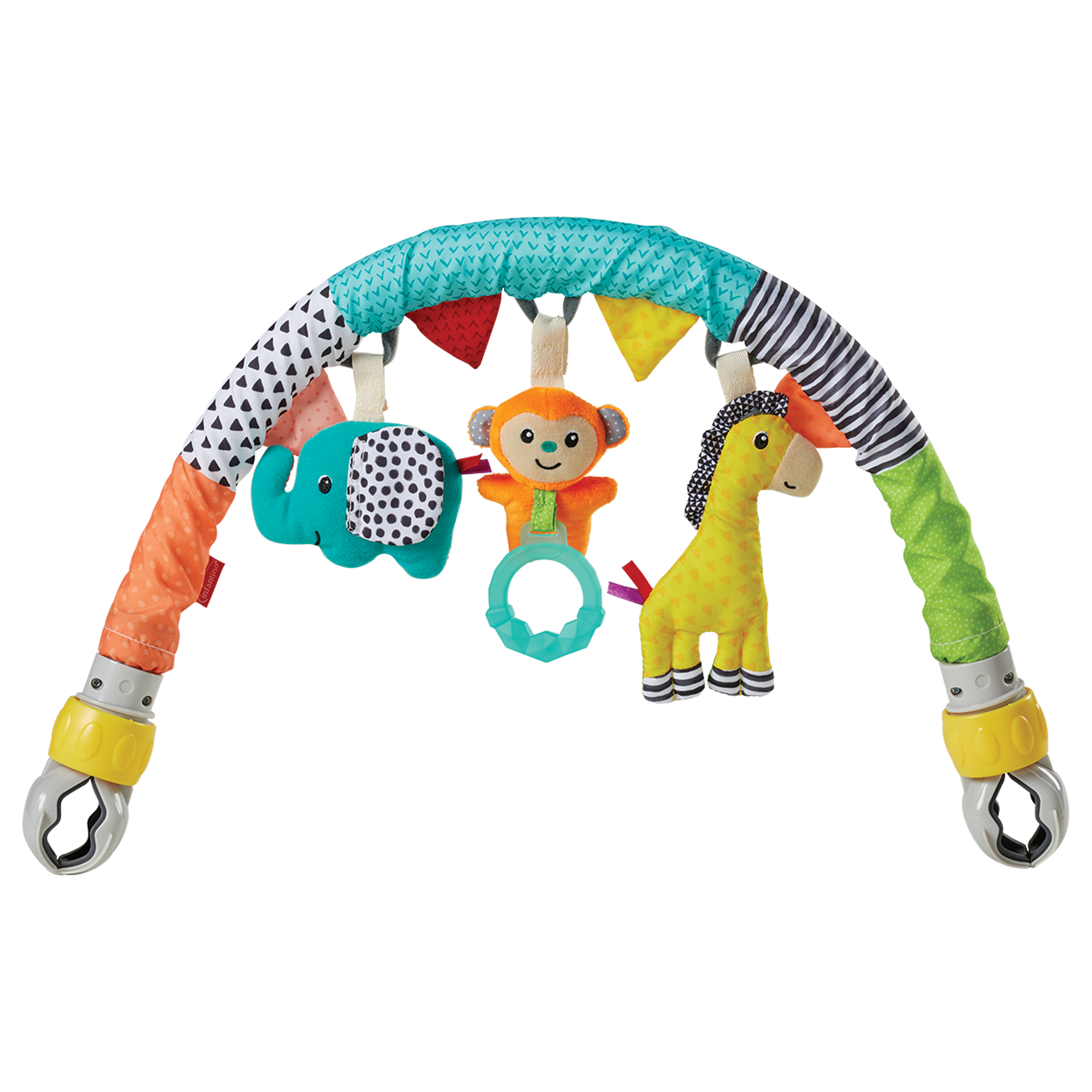 Игрушка INFANTINO дуга для коляски Дружные зверюшки - фото 1