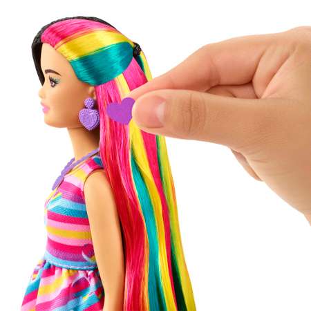 Кукла модельная Barbie Totally Hair Сердца
