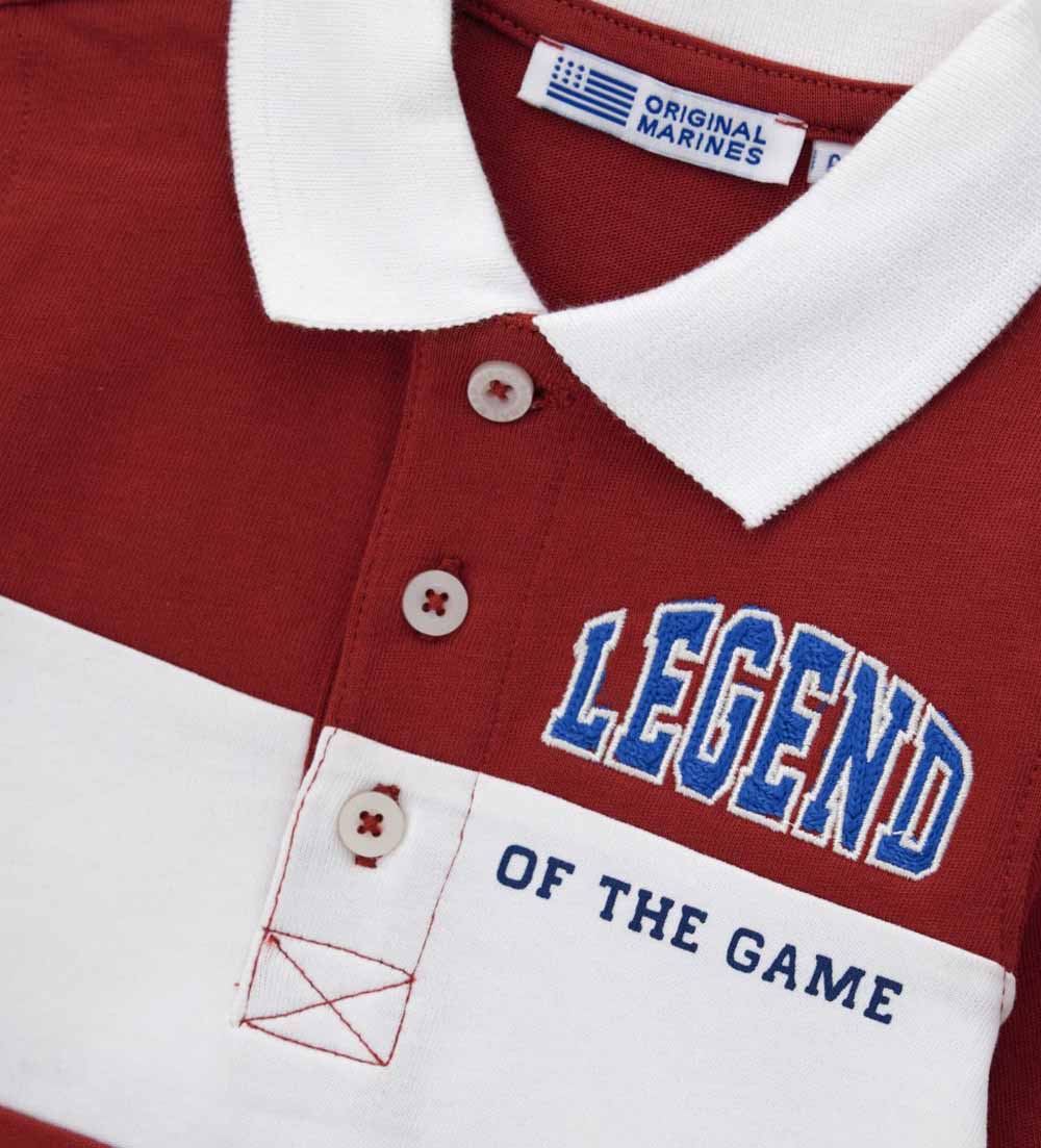 Поло с длинным рукавом ORIGINAL MARINES DFA0664NM_19-1875TCX - фото 3