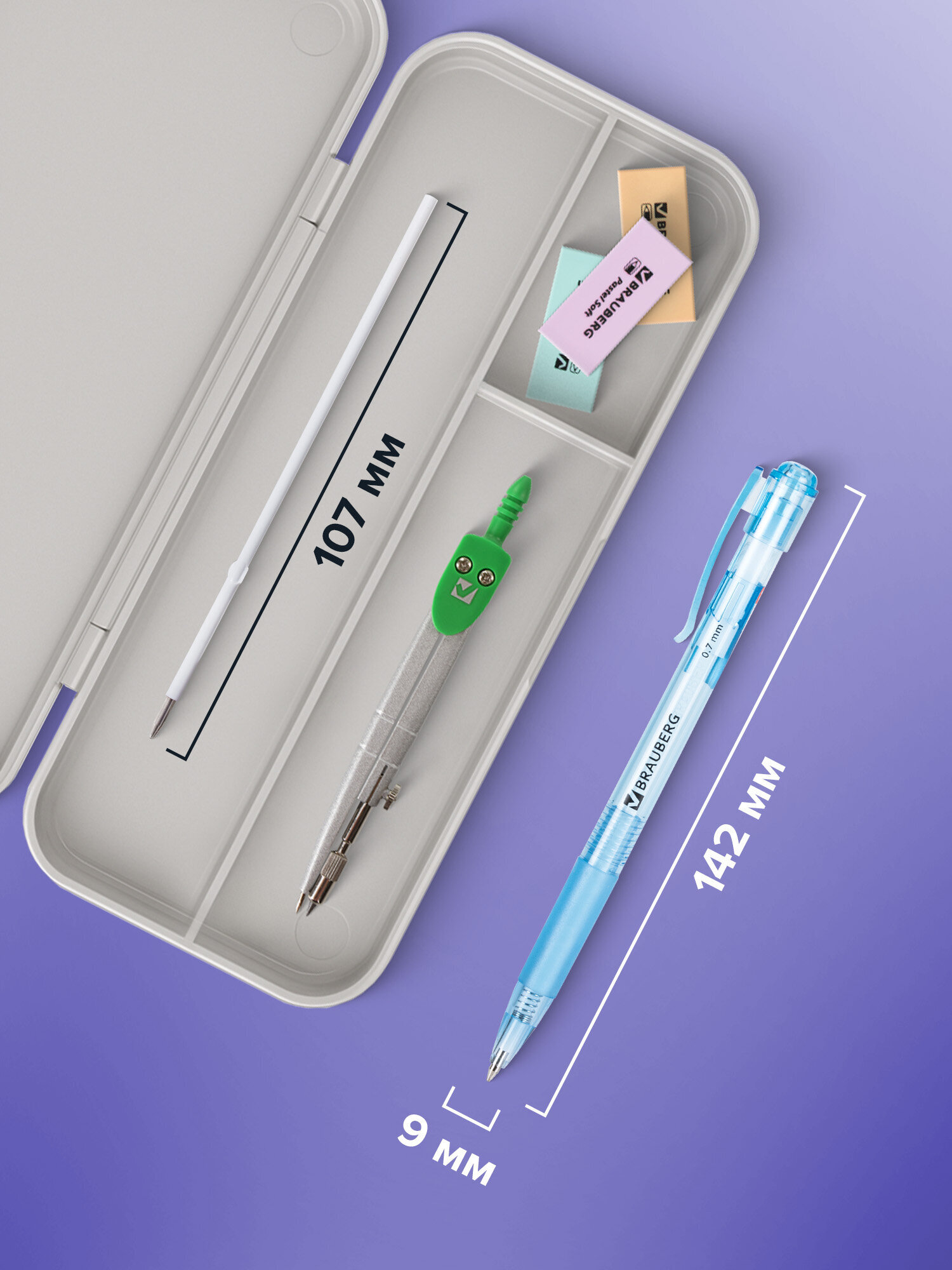 Ручка шариковая Brauberg 24 шт. - фото 3