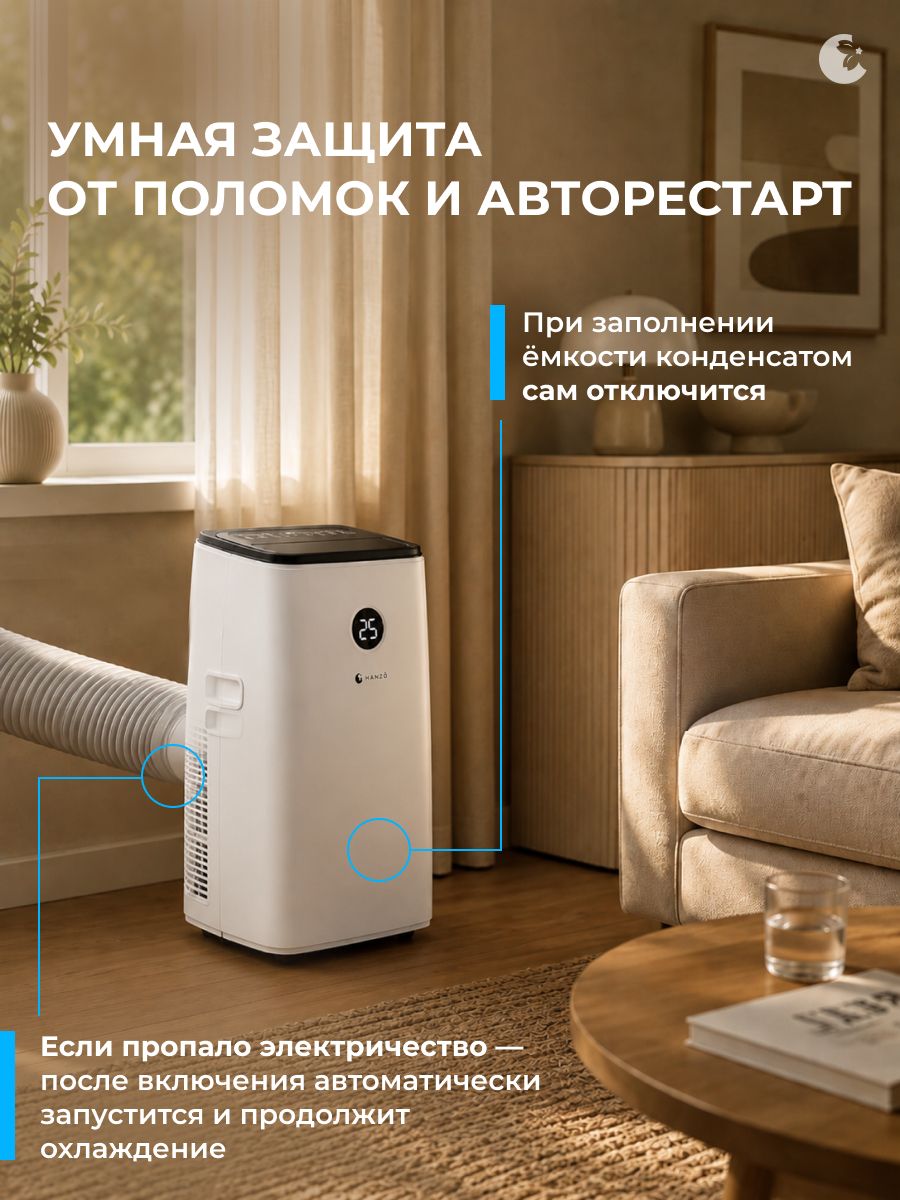 Кондиционер с охлаждением и осушением HANZO AV-4 - фото 21