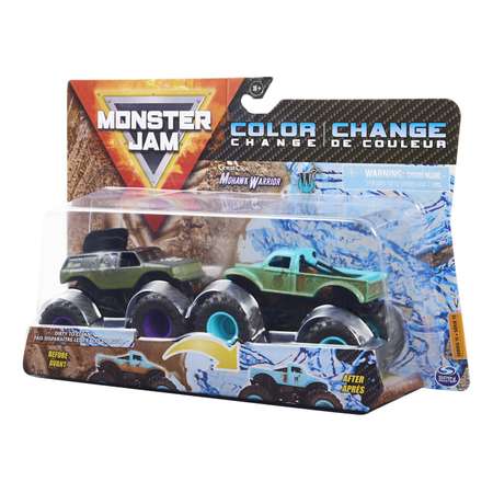 Автомобиль Monster Jam Mhw Warrior V Whiplash 1:64