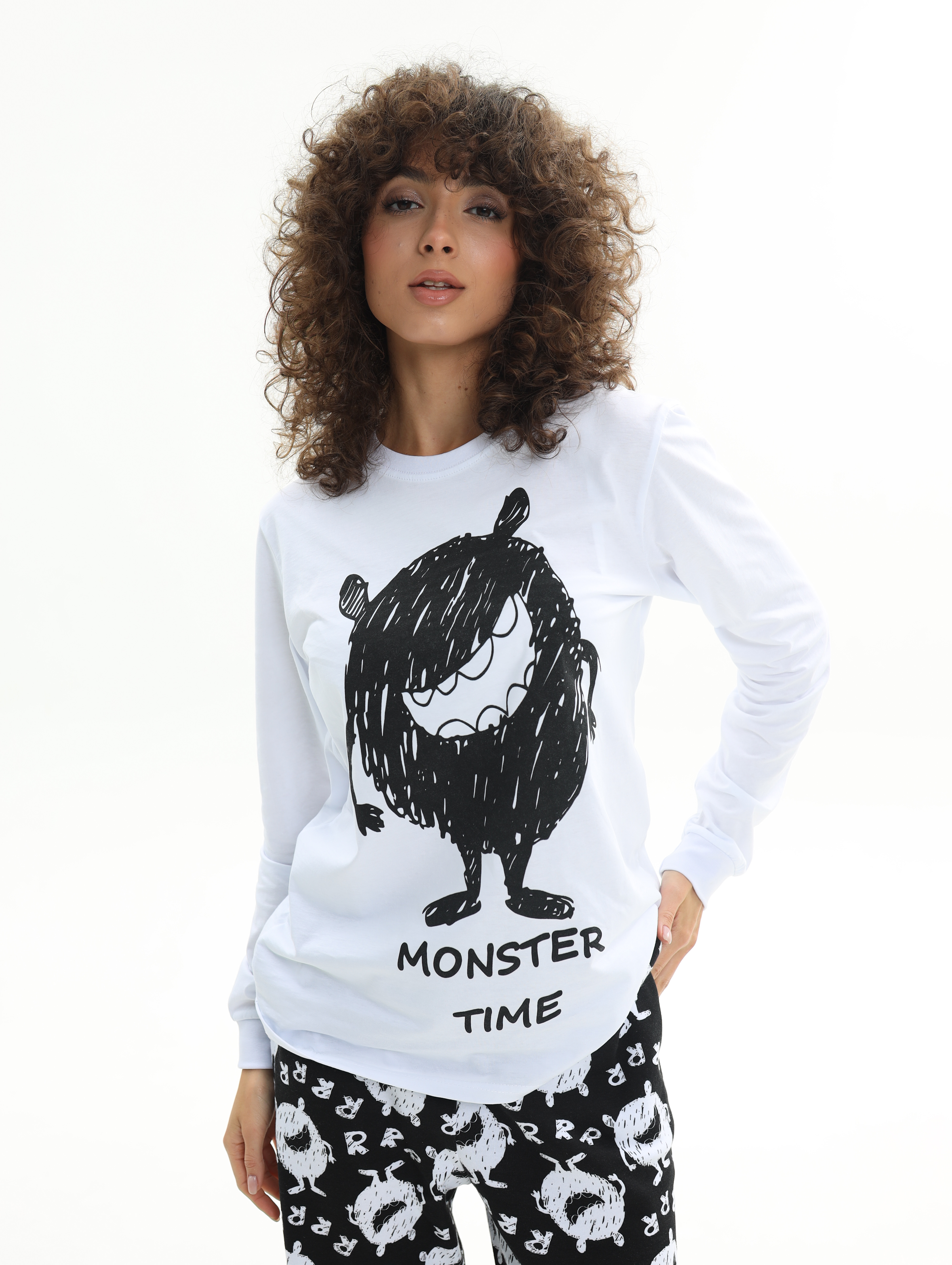 Пижама MIKO YUMI WP-printed-Monster - фото 4